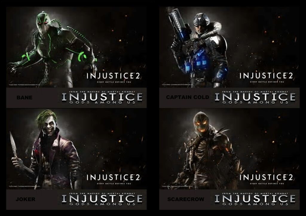 Injustice Fighting Roster - Все персонажи ... - Файтинг, Mortal Kombat, Injustice, Injustice: Gods Among Us, Injustice 2, Супергерои, DC Comics, Лига справедливости вселенная DC Comics, Бэтмен, Супермен, Бэтмен против Супермена, Черепашки-Ниндзя, Длиннопост