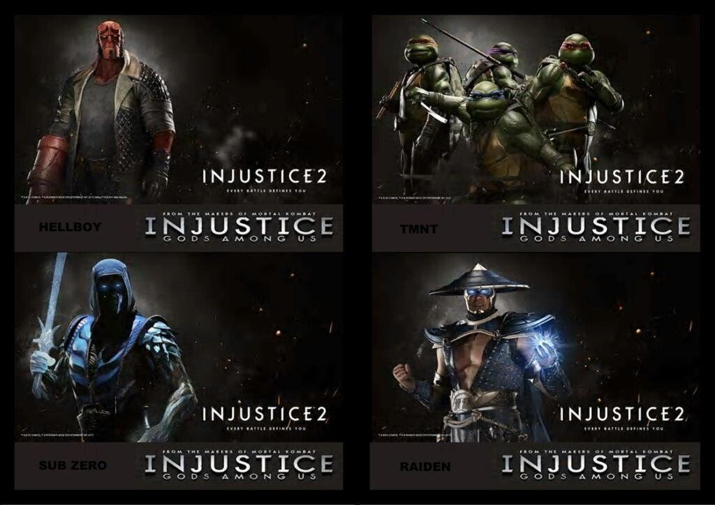 Injustice Fighting Roster - Все персонажи ... - Файтинг, Mortal Kombat, Injustice, Injustice: Gods Among Us, Injustice 2, Супергерои, DC Comics, Лига справедливости вселенная DC Comics, Бэтмен, Супермен, Бэтмен против Супермена, Черепашки-Ниндзя, Длиннопост