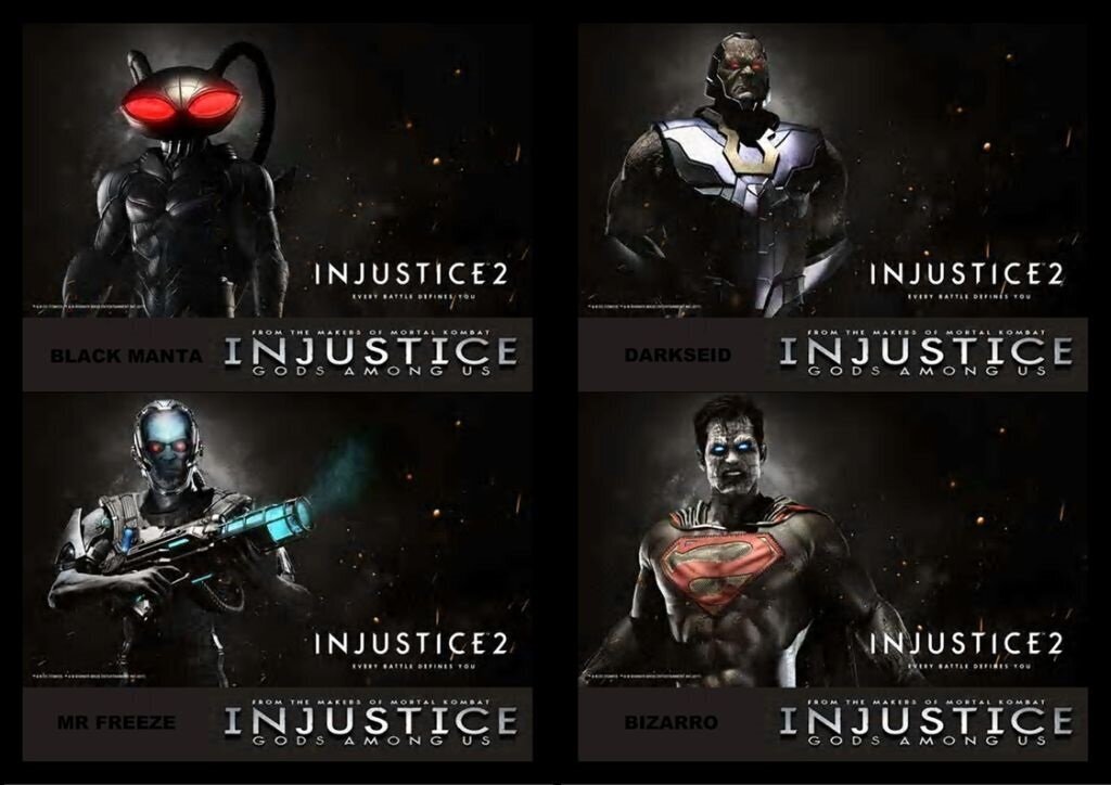 Injustice Fighting Roster - Все персонажи ... - Файтинг, Mortal Kombat, Injustice, Injustice: Gods Among Us, Injustice 2, Супергерои, DC Comics, Лига справедливости вселенная DC Comics, Бэтмен, Супермен, Бэтмен против Супермена, Черепашки-Ниндзя, Длиннопост