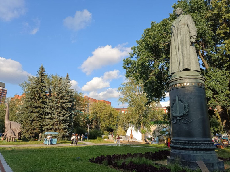 Динозавры в Москве - Моё, Москва, Фестиваль, Парк Музеон, Динозавры, Парк, Достопримечательности, Хорошие новости, Гифка, Длиннопост