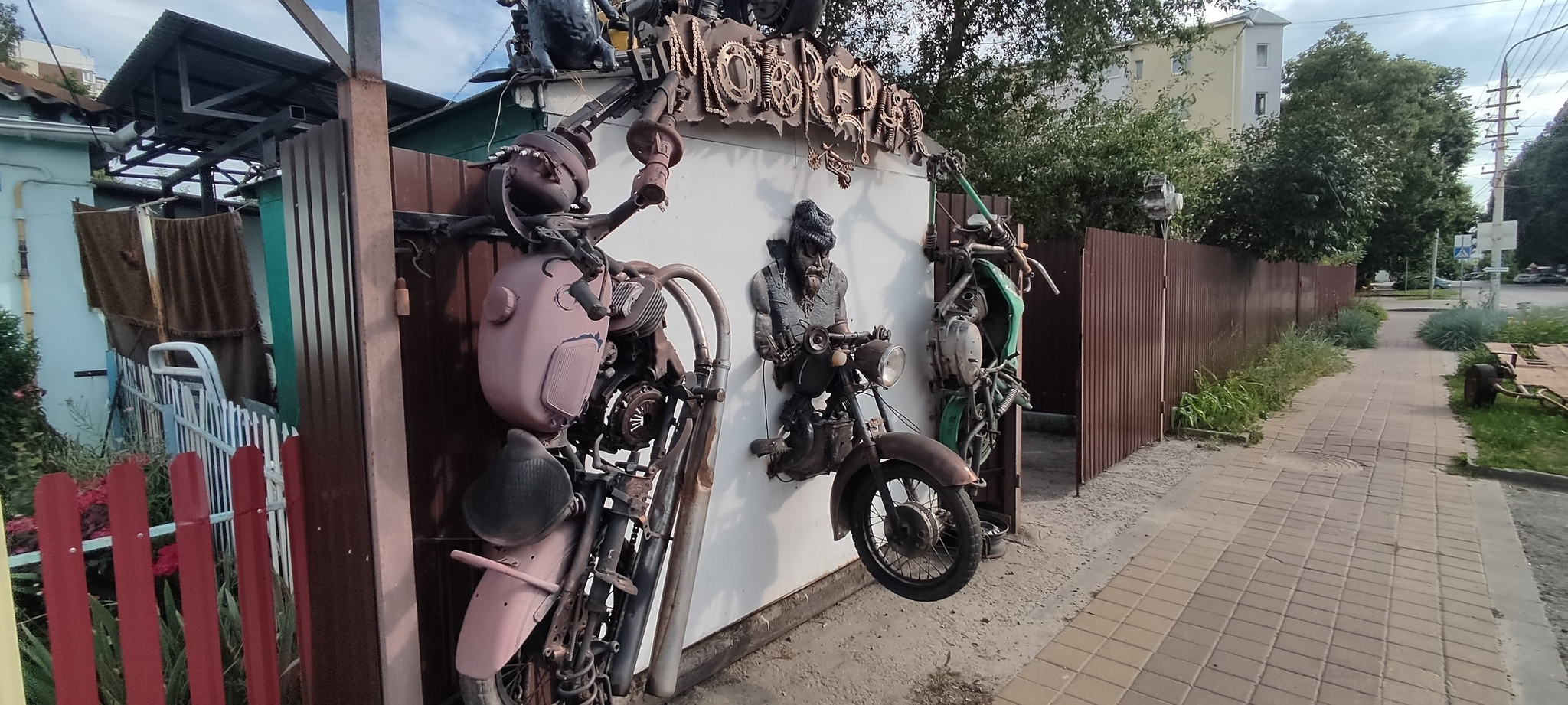 Reply to the post “Blacksmith, welder, sculptor” - My, Scrap metal, Welding, Sculpture, The photo, Belgorod, Creation, Garage Art, Reply to post, Longpost, Motorcyclists