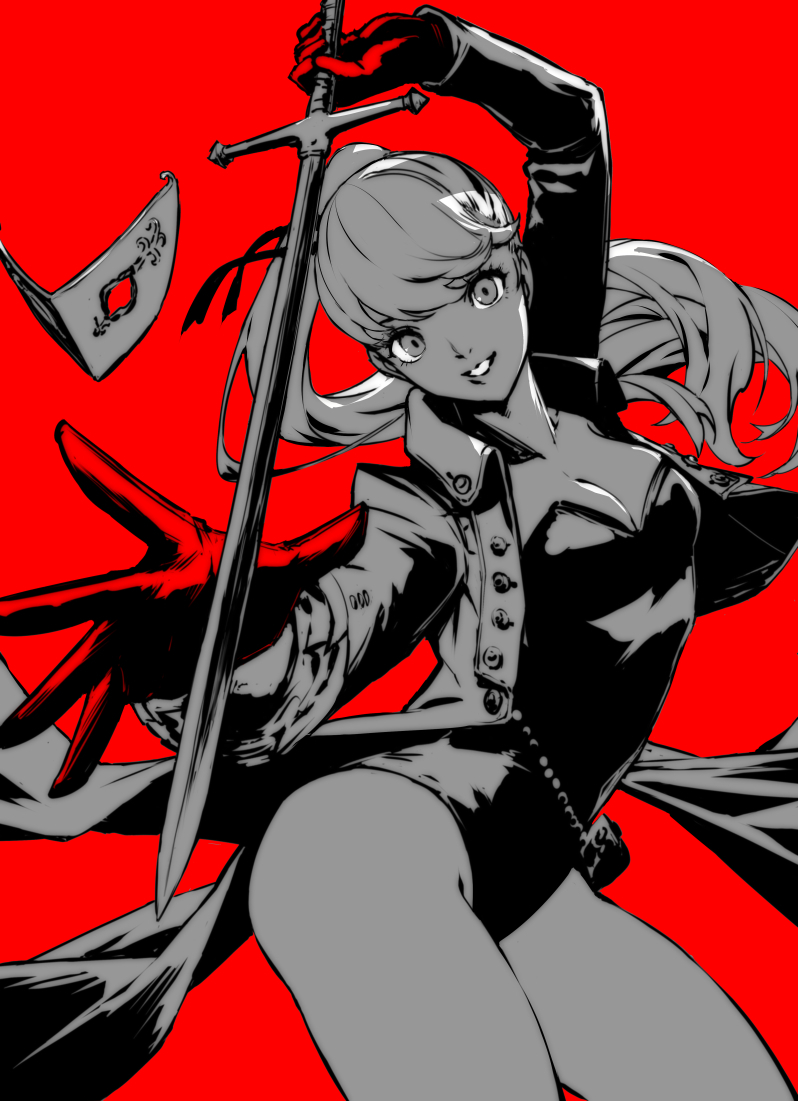 Девчонки - Арт, Аниме, Anime Art, Persona, Persona 5, Ann Takamaki, Kasumi Yoshizawa, Sakura Futaba, Игры, Game Art, Очки, Длиннопост