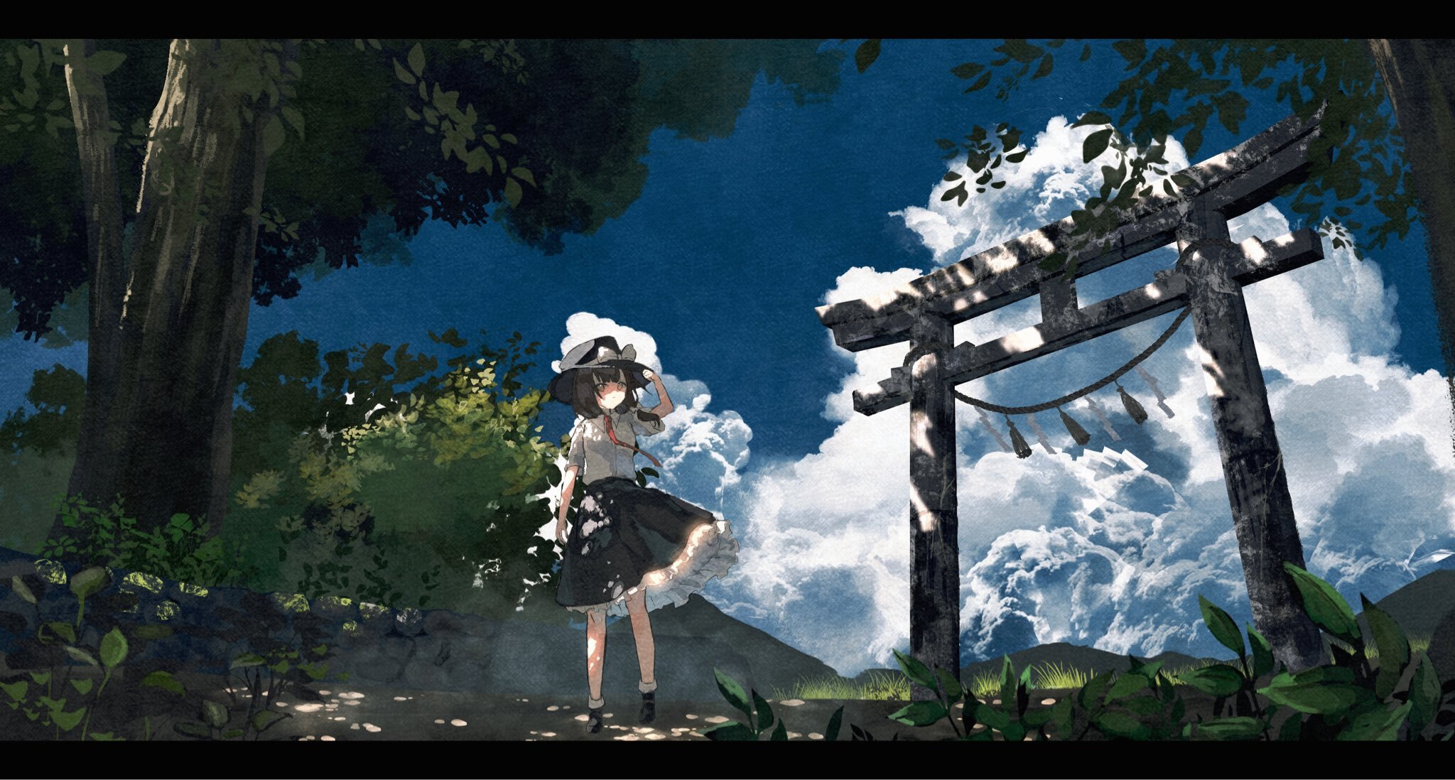 Secret Sealing Club - Touhou, Usami renko, Maribel Hearn, Anime art, Game art, Anime, Games, Torii