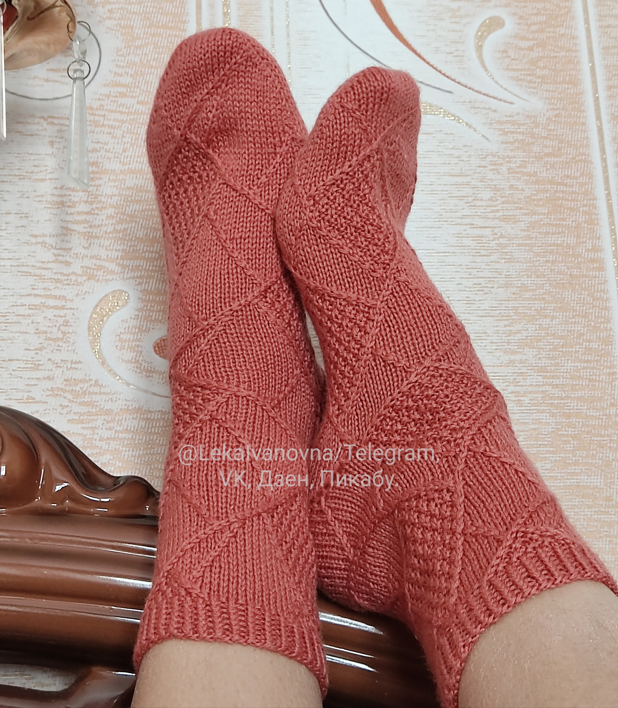 Knitted socks with patterns - My, Socks, Knitting, Knitting, Jacquard, Wool, Yarn, Handmade, With your own hands, Longpost, Needlework without process