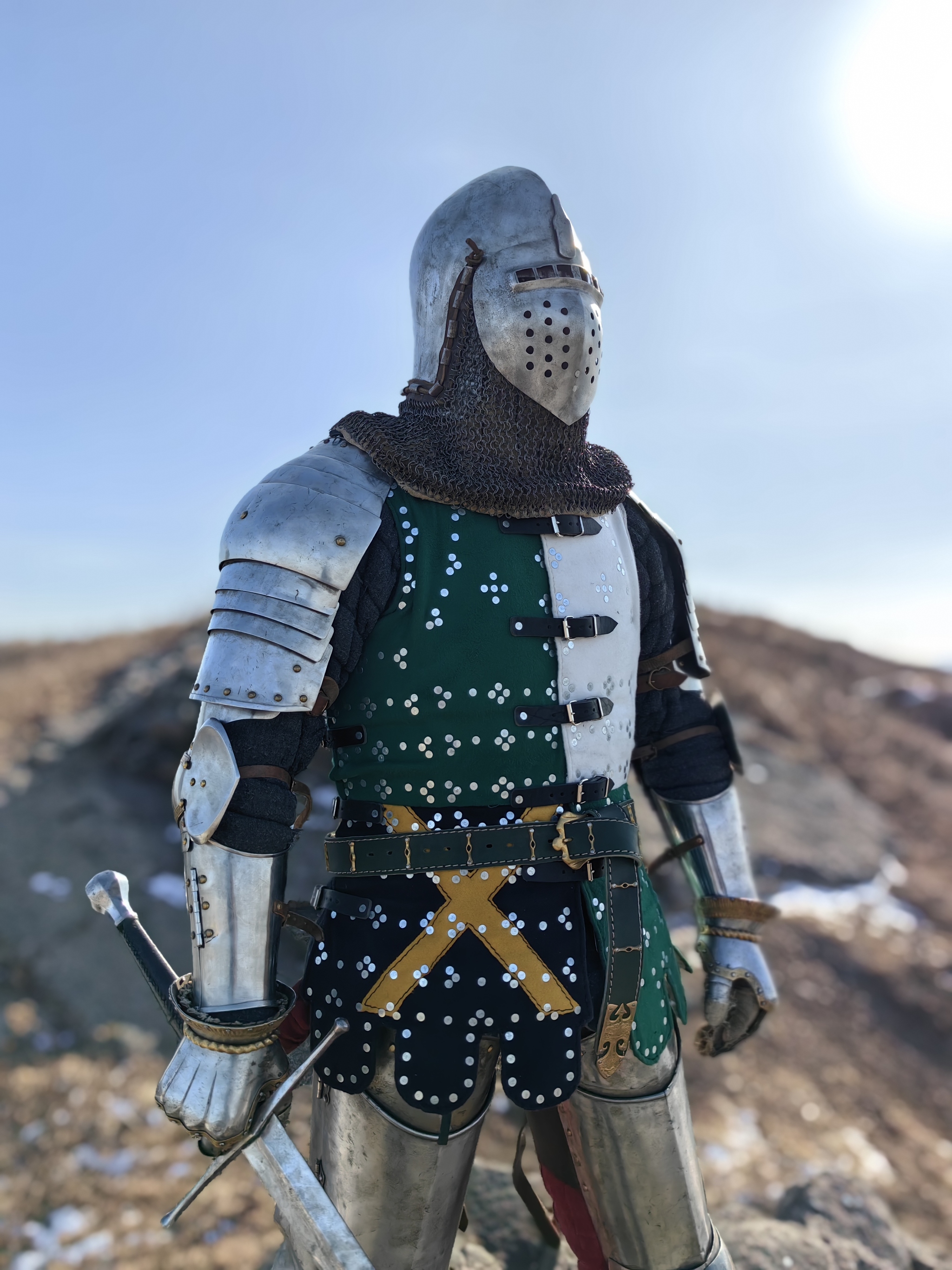 And we make armor - My, Historical reconstruction, ISB, Role-playing games, Knights, Armor, Middle Ages, Cosplay, Sword, Costume, Longpost