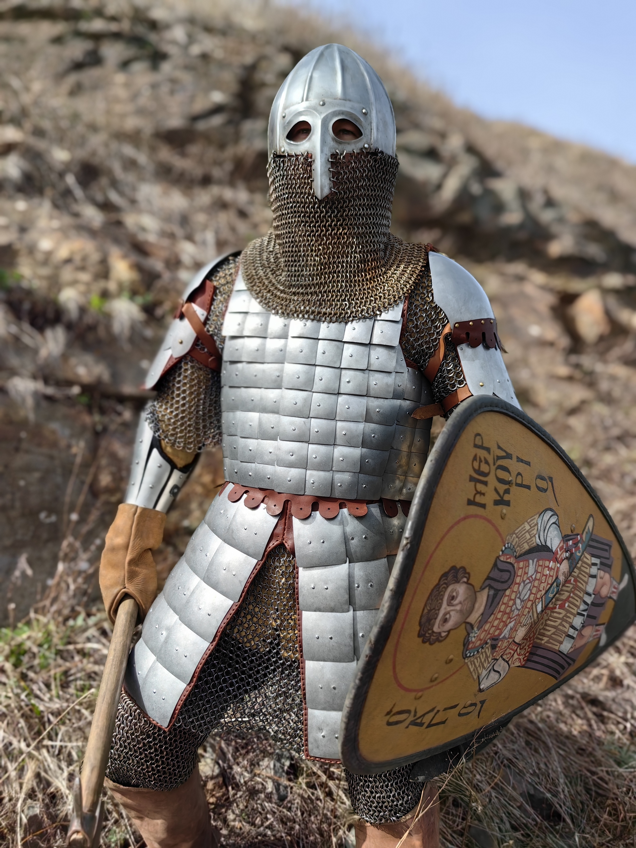 And we make armor - My, Historical reconstruction, ISB, Role-playing games, Knights, Armor, Middle Ages, Cosplay, Sword, Costume, Longpost