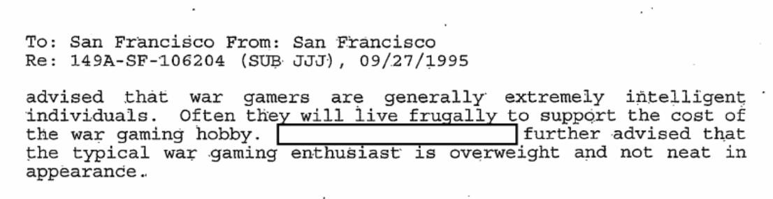 The FBI studied board game fans in the 90s - Game world news, Board games, Dungeons & dragons, FBI