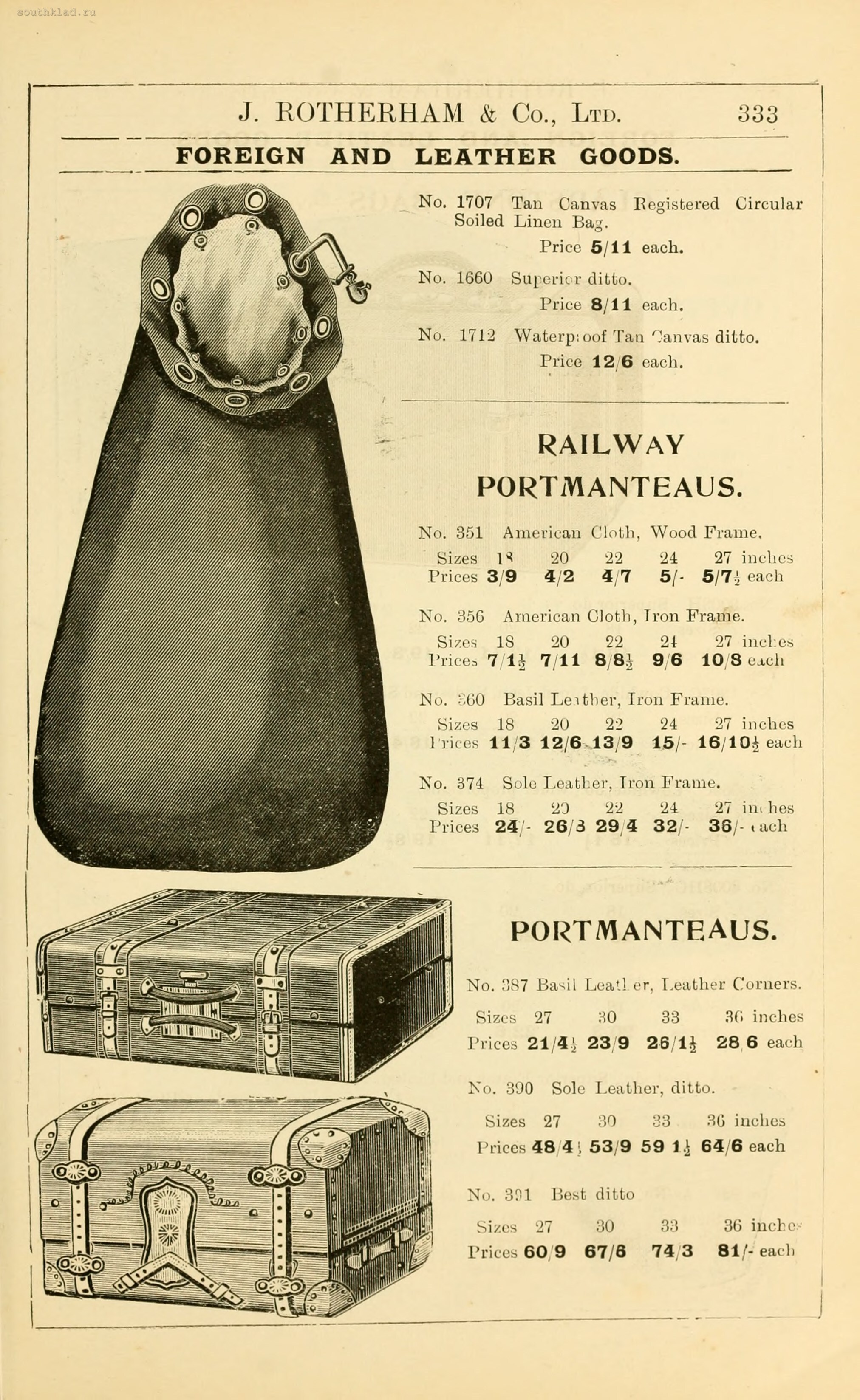 General price list of Jeremiah Rotherman & Co goods from 1904 - Images, Books, Price, Products, England, Catalog, Longpost