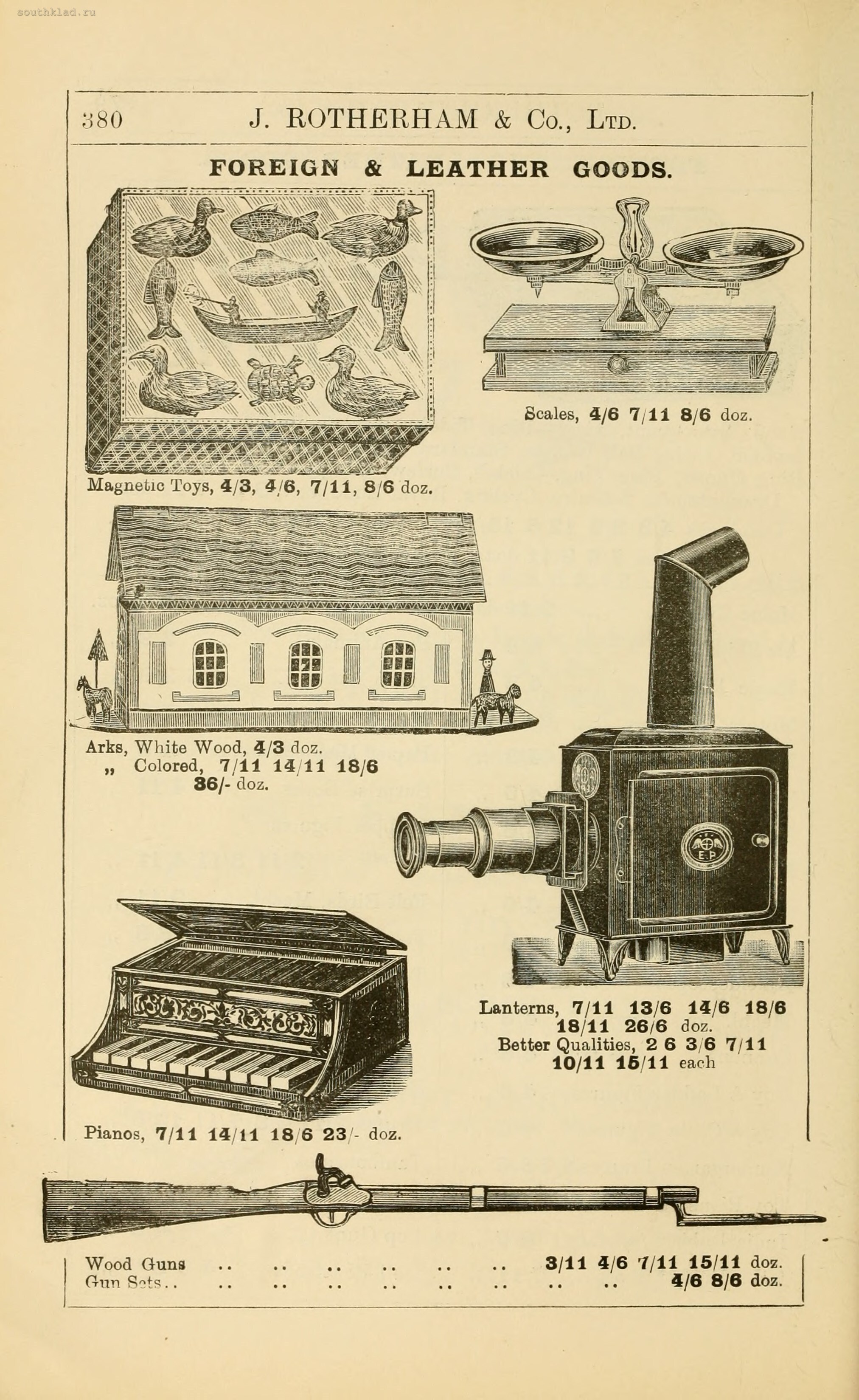 General price list of Jeremiah Rotherman & Co goods from 1904 - Images, Books, Price, Products, England, Catalog, Longpost