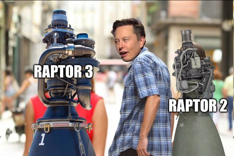 Reply to the post Raptor 3, SN1 - Spacex, Elon Musk, Rocket engine, Raptor, Rocket launch, Longpost, Humor, Reply to post, Telegram (link)