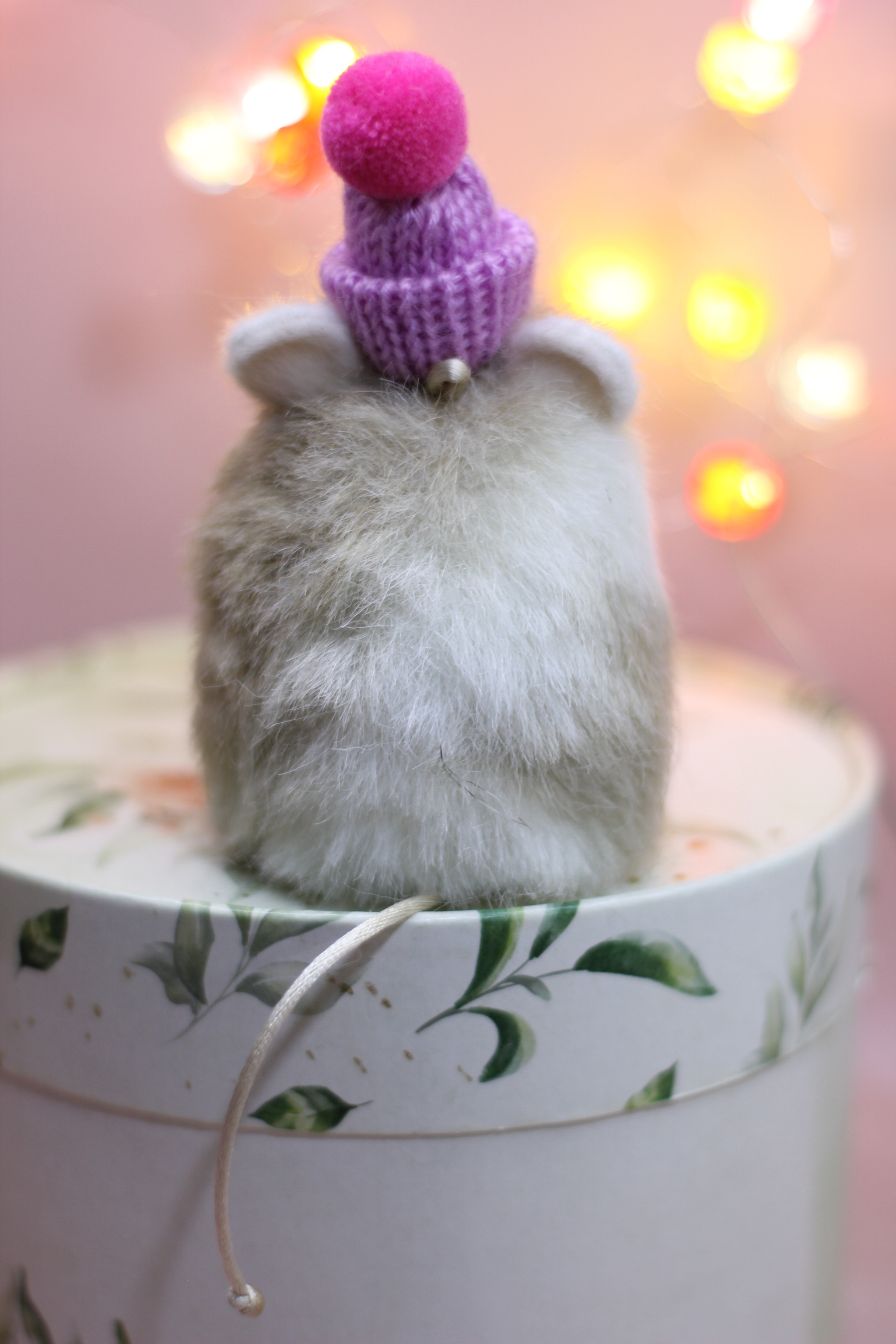 Cute mouse - My, Needlework without process, Handmade, Mouse, Rat, Milota, Author's toy, Soft toy, Longpost