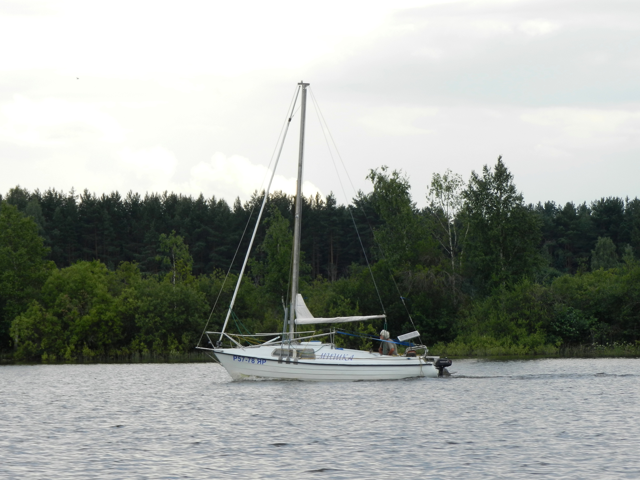 Yacht - 2024. A little trip. Part 6 - My, Yacht, Rybinsk Reservoir, Mologa, Camping, Sail, Hike, Travels, Video, Vertical video, Longpost, Nature, G Vesyegonsk, River, Island, Shower