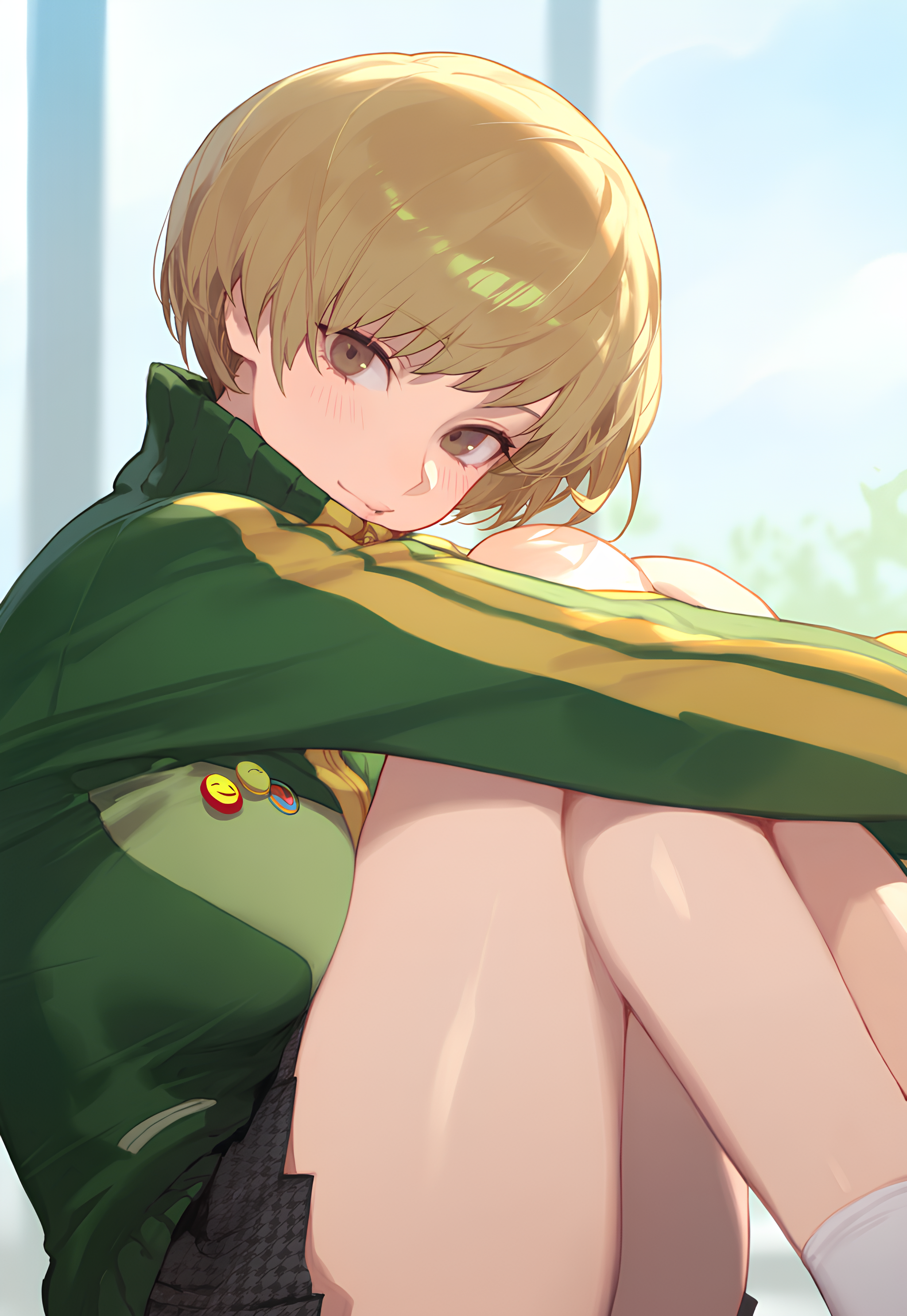 Чие - Арт, Аниме, Anime Art, Арты нейросетей, Persona, Game Art, Persona 4, Chie Satonaka, Игры, Длиннопост