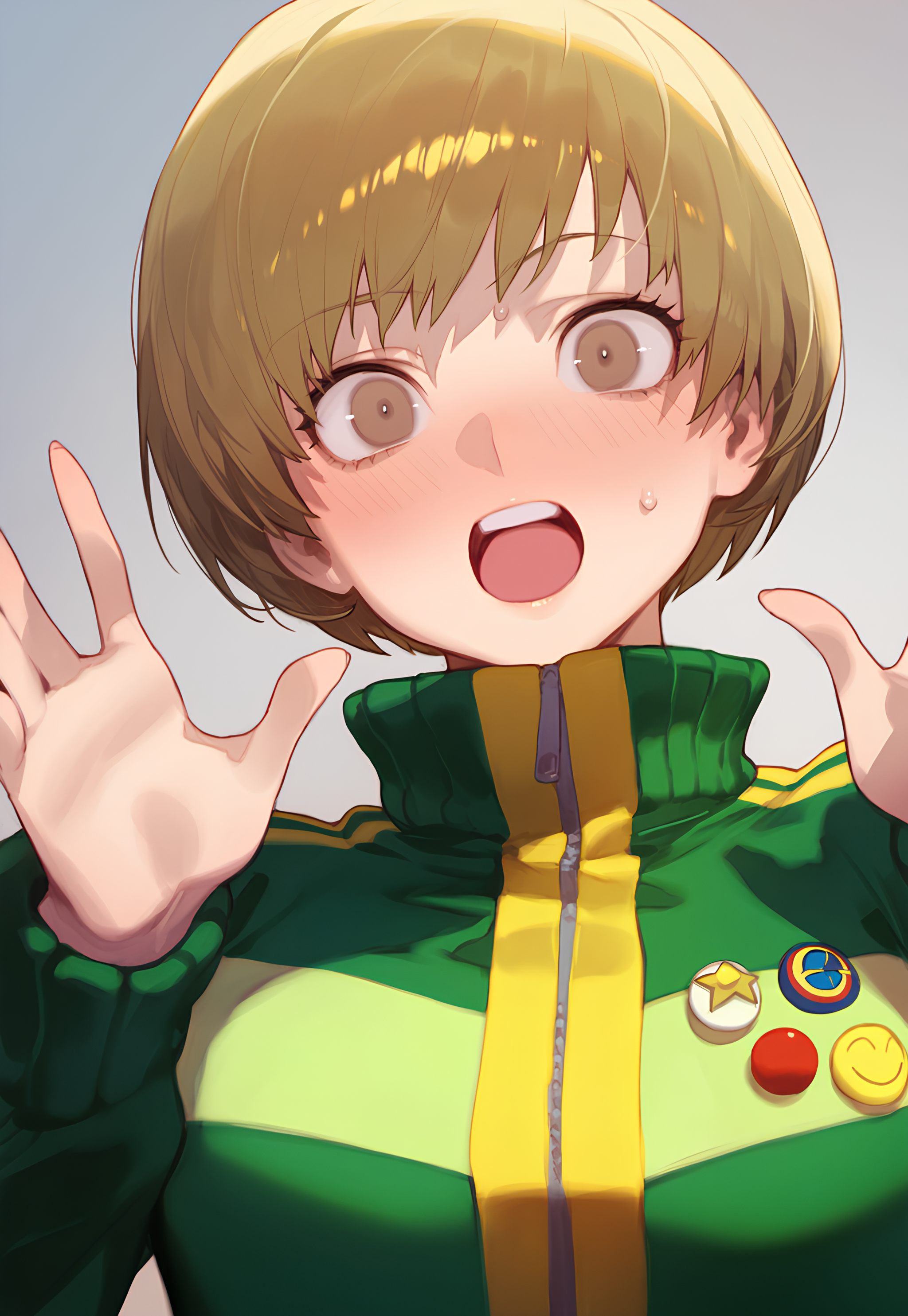 Чие - Арт, Аниме, Anime Art, Арты нейросетей, Persona, Game Art, Persona 4, Chie Satonaka, Игры, Длиннопост