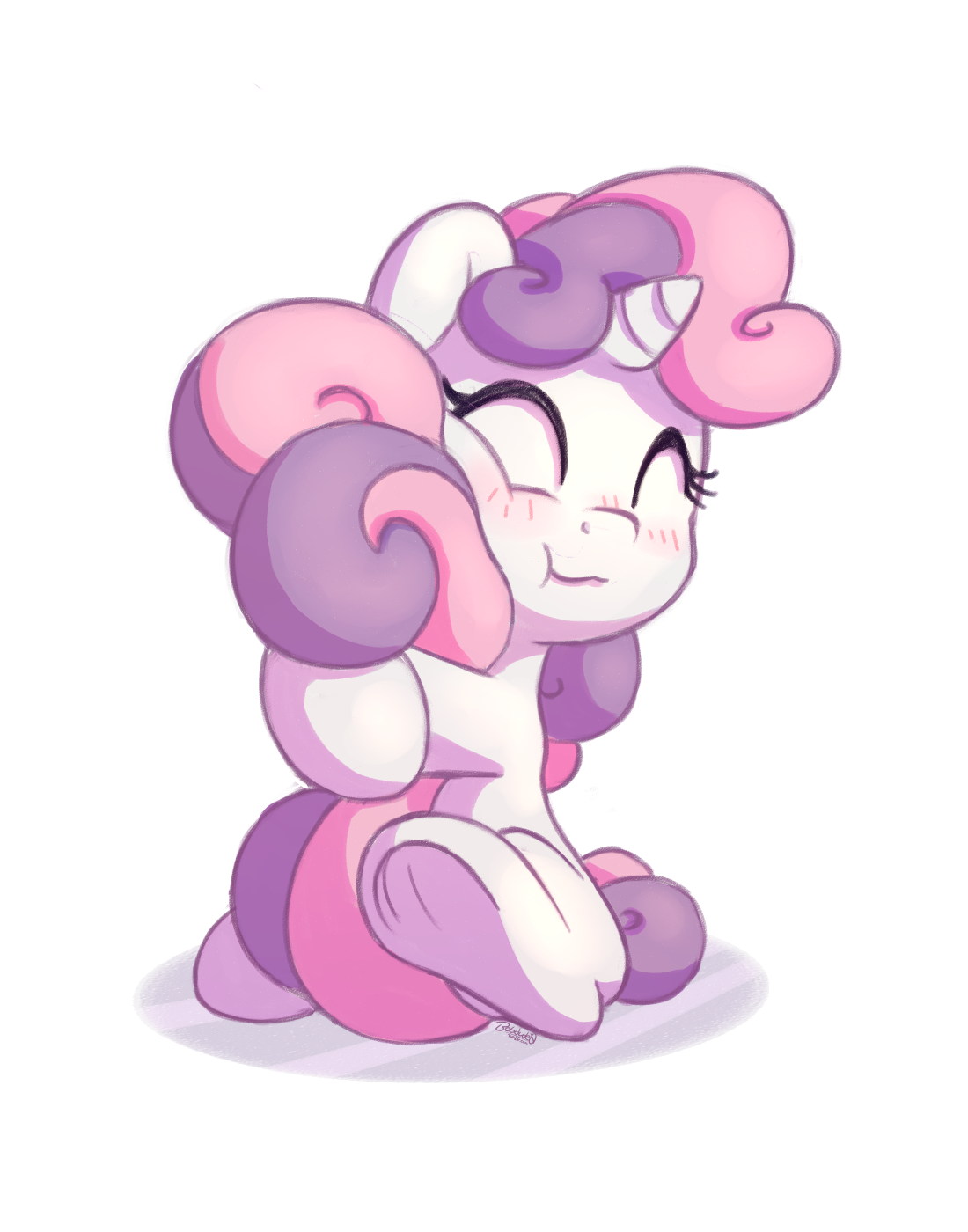 Hugs - My little pony, Art, Sweetie belle, Bobdude0