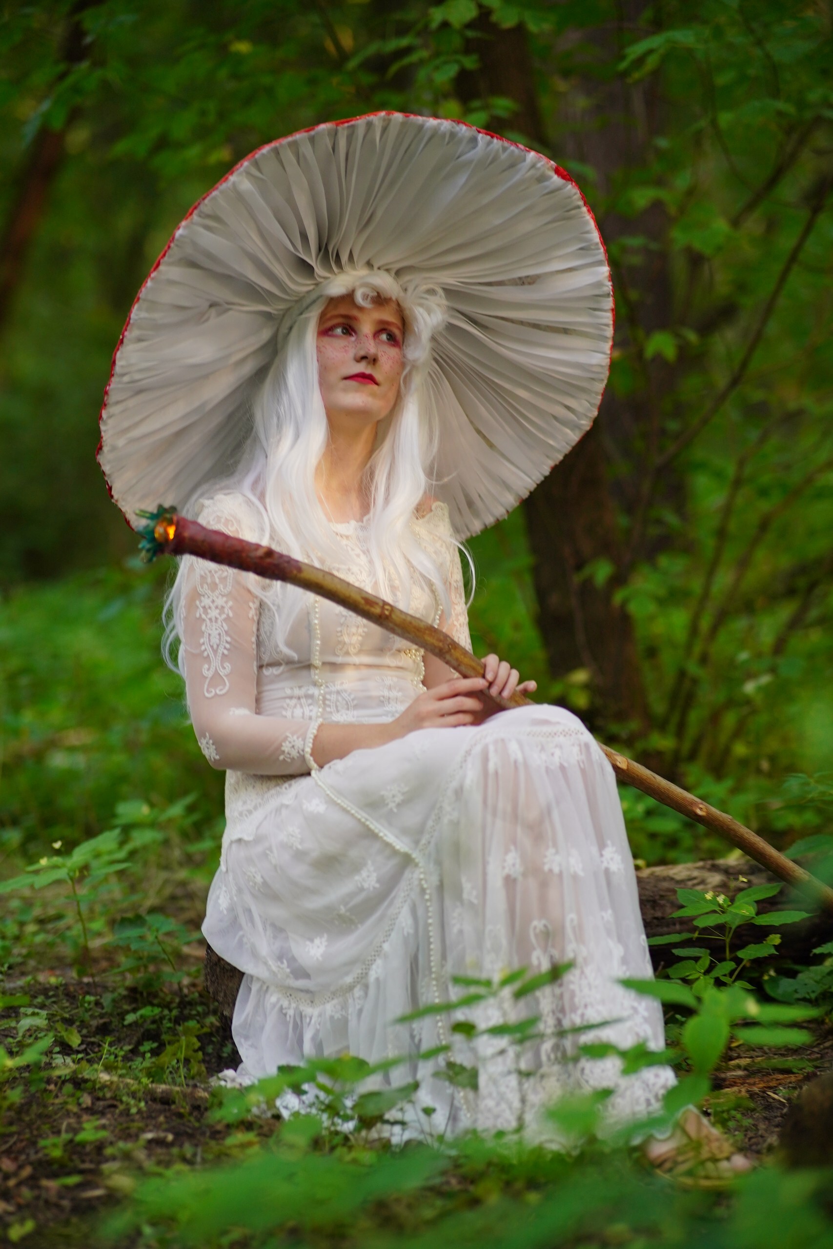 Is the mushroom a deceiver or a friend? - My, Cosplay, Mushrooms, Costume, Humanization, PHOTOSESSION, The photo, Cosplayers, Fly agaric, Longpost