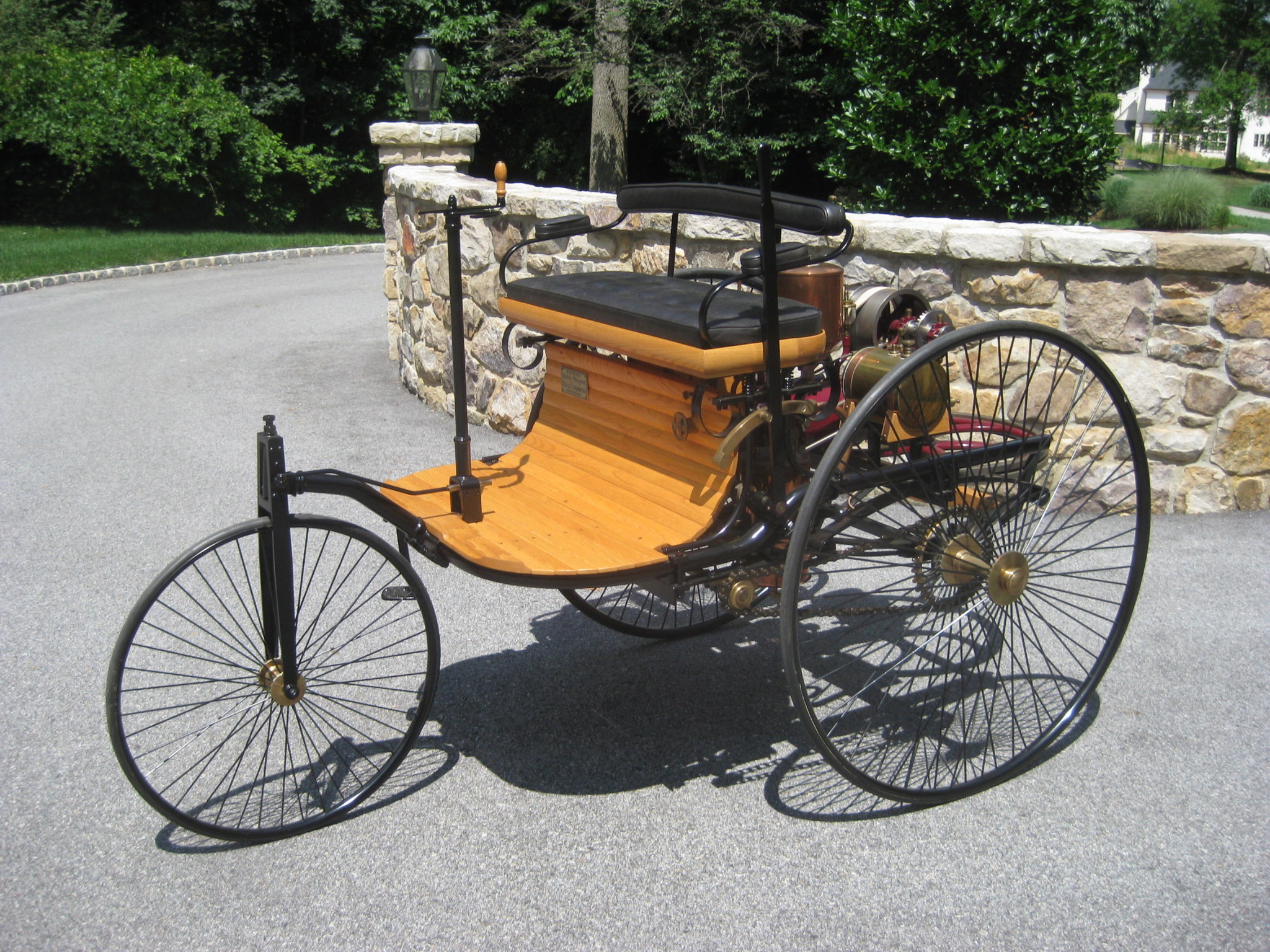 Benz Patent Motorwagen Replica - Retro car, Car history, 1886, Tricycle, Longpost