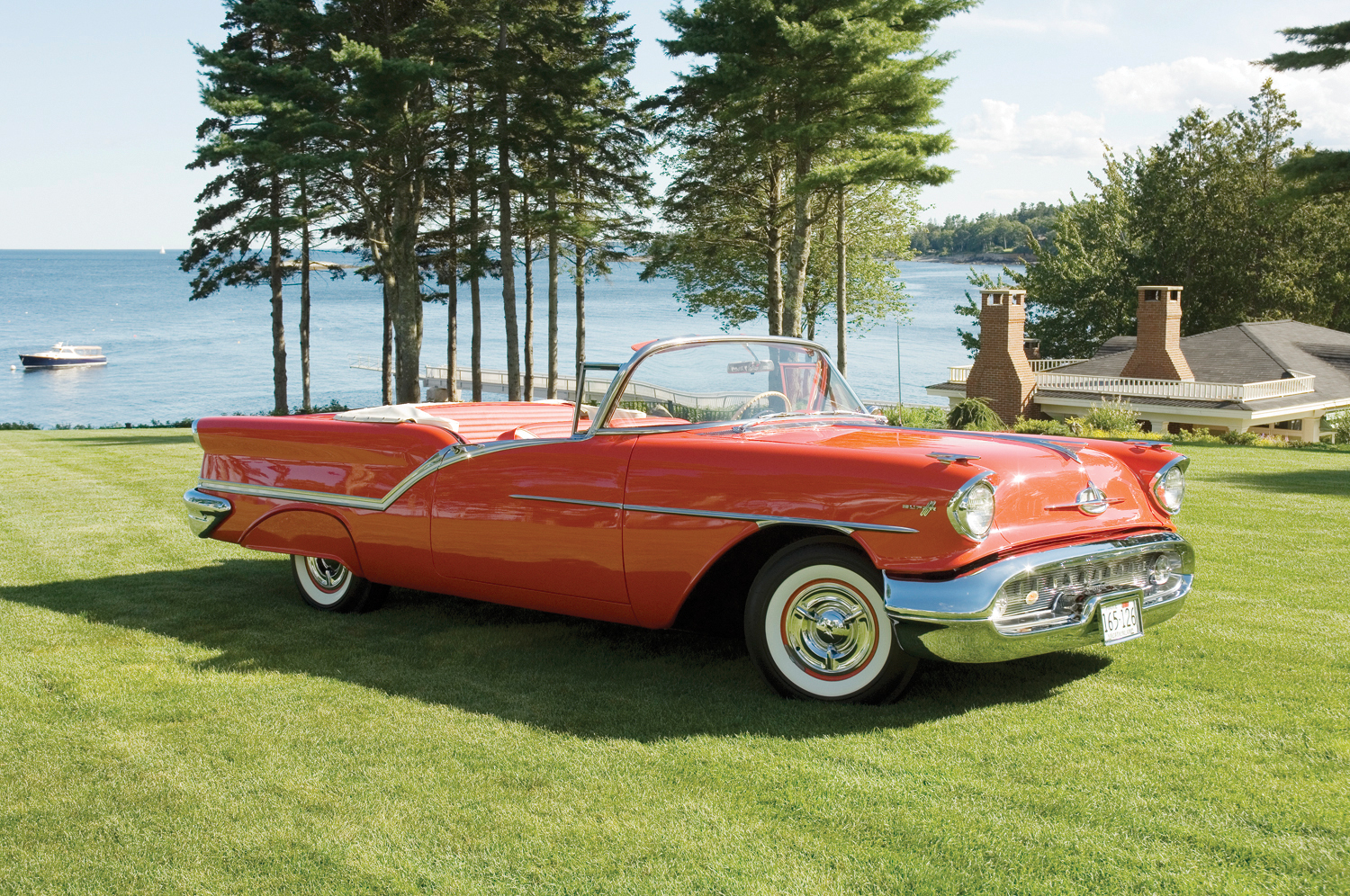 Oldsmobile Super 88 Convertible - Ретроавтомобиль, История автомобилей, 1957, Oldsmobile