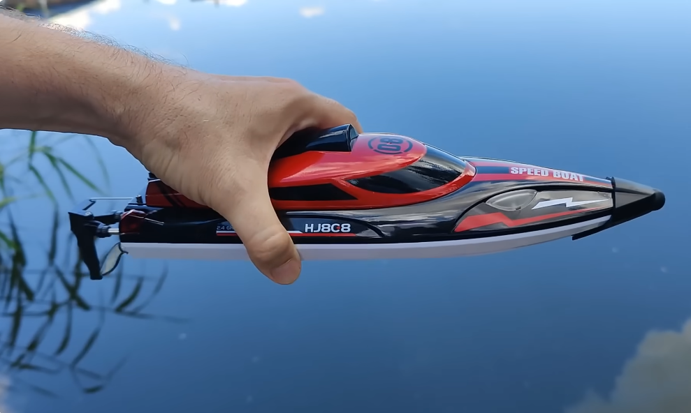 Inexpensive speedboat HJ 808 from AliExpress: Test drive and underwater adventures - My, Chinese goods, AliExpress, Products, Toys, Boat, Radio controlled models, Longpost