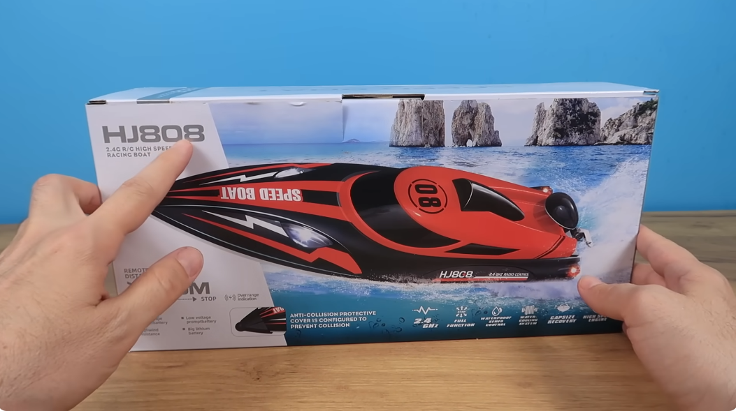 Inexpensive speedboat HJ 808 from AliExpress: Test drive and underwater adventures - My, Chinese goods, AliExpress, Products, Toys, Boat, Radio controlled models, Longpost