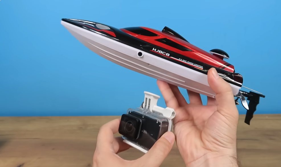 Inexpensive speedboat HJ 808 from AliExpress: Test drive and underwater adventures - My, Chinese goods, AliExpress, Products, Toys, Boat, Radio controlled models, Longpost