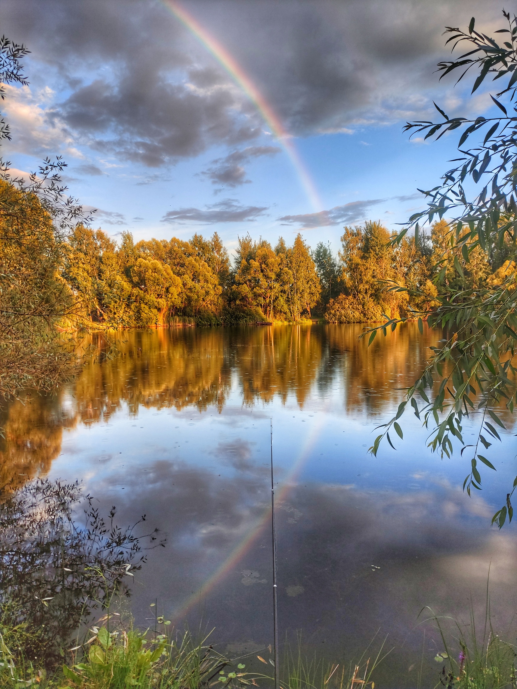 The beauty of fishing - My, Fishing, Rainbow, beauty, Relaxation, The photo