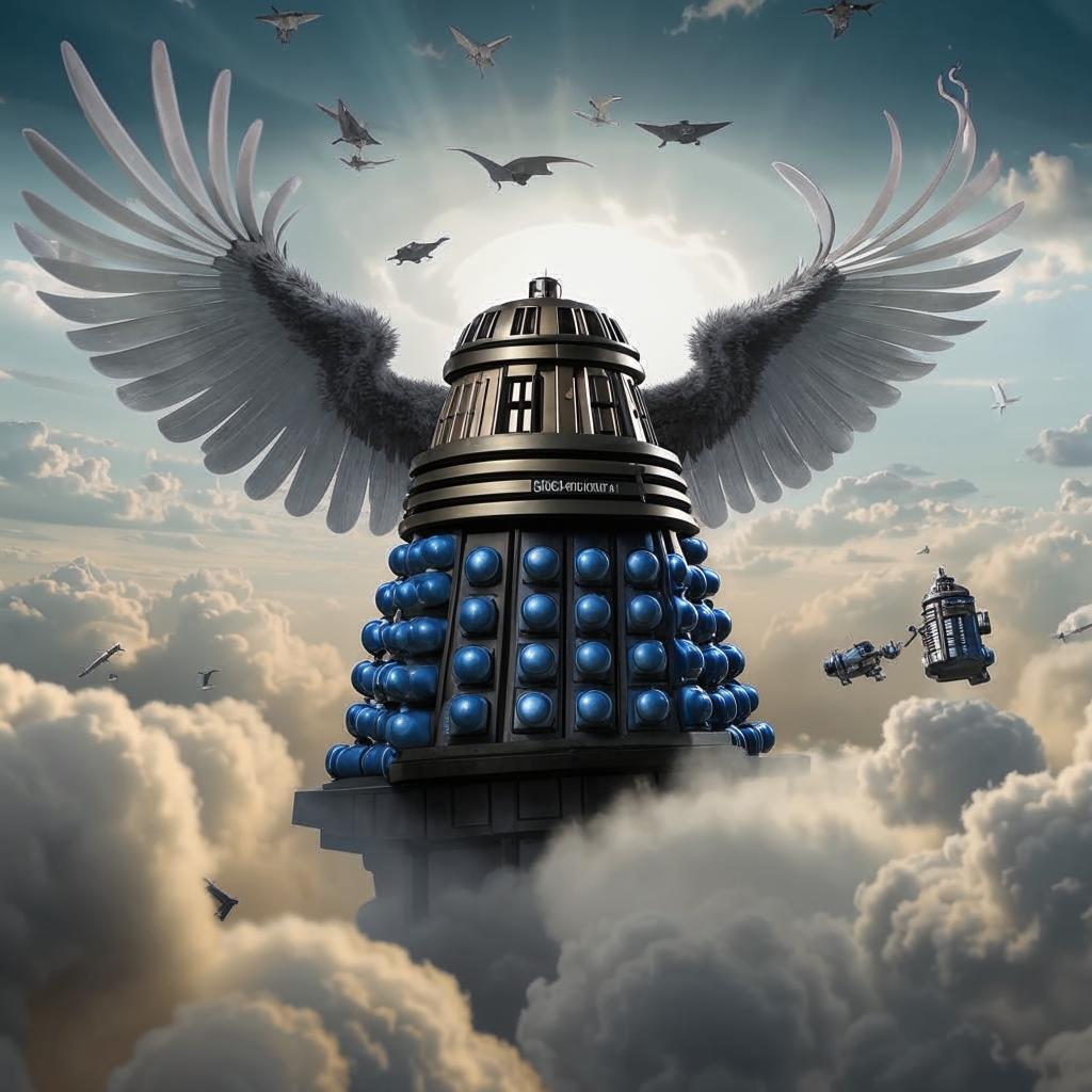 That's how I see it - My, Neural network art, Daleks, Doctor Who, Viacheslav Butusov, Longpost