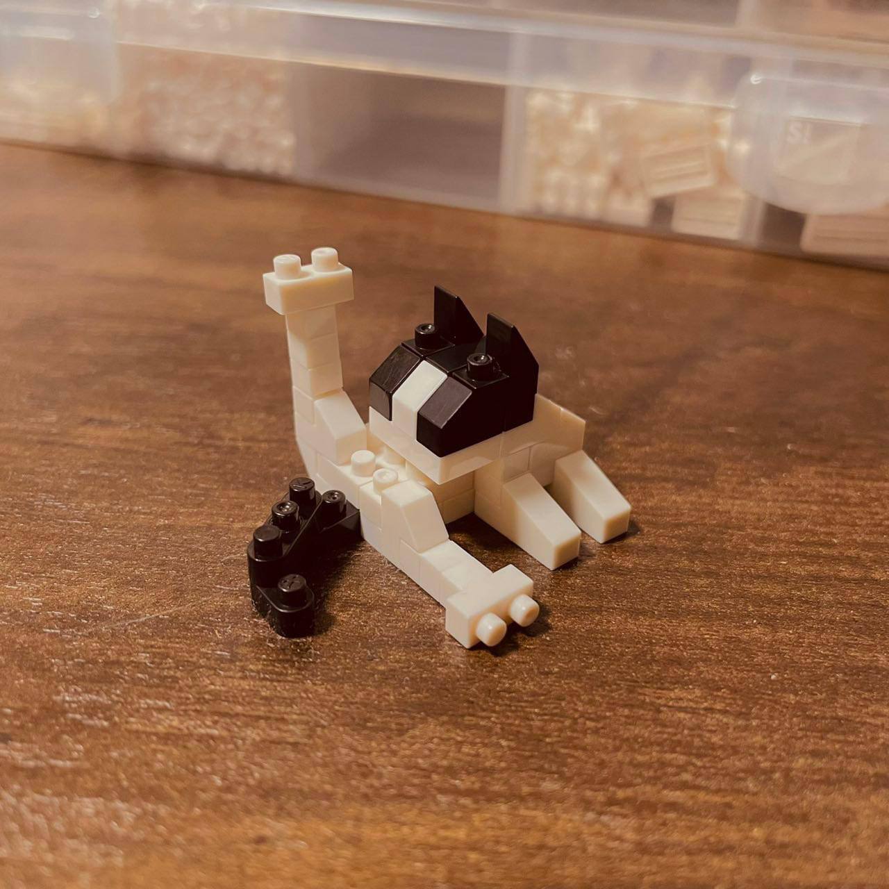 Lego cat - cat, Lego, Hoba, Humor, The photo