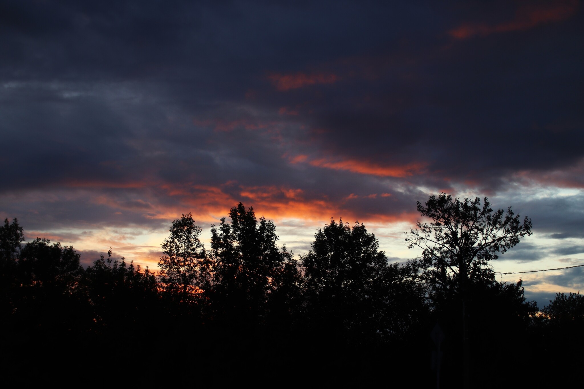 Sunset 08/07/2024, Sheksna village - My, Sunset, Sunrises and sunsets, Sheksna, Vologodskaya Oblast, Canon, Summer, Longpost, The photo