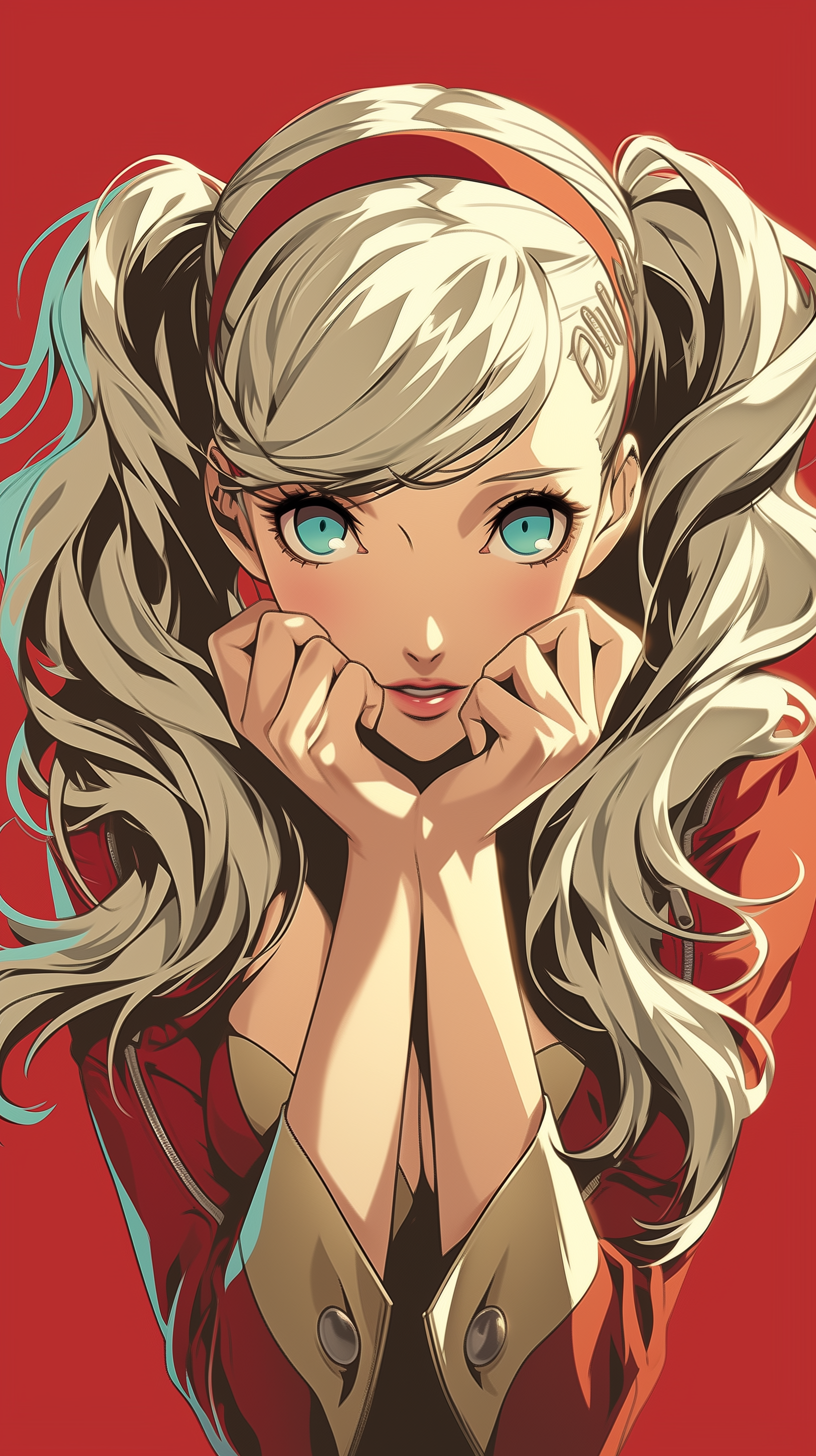 Анн - Арт, Аниме, Anime Art, Persona, Persona 5, Игры, Game Art, Арты нейросетей, Ann Takamaki, Длиннопост