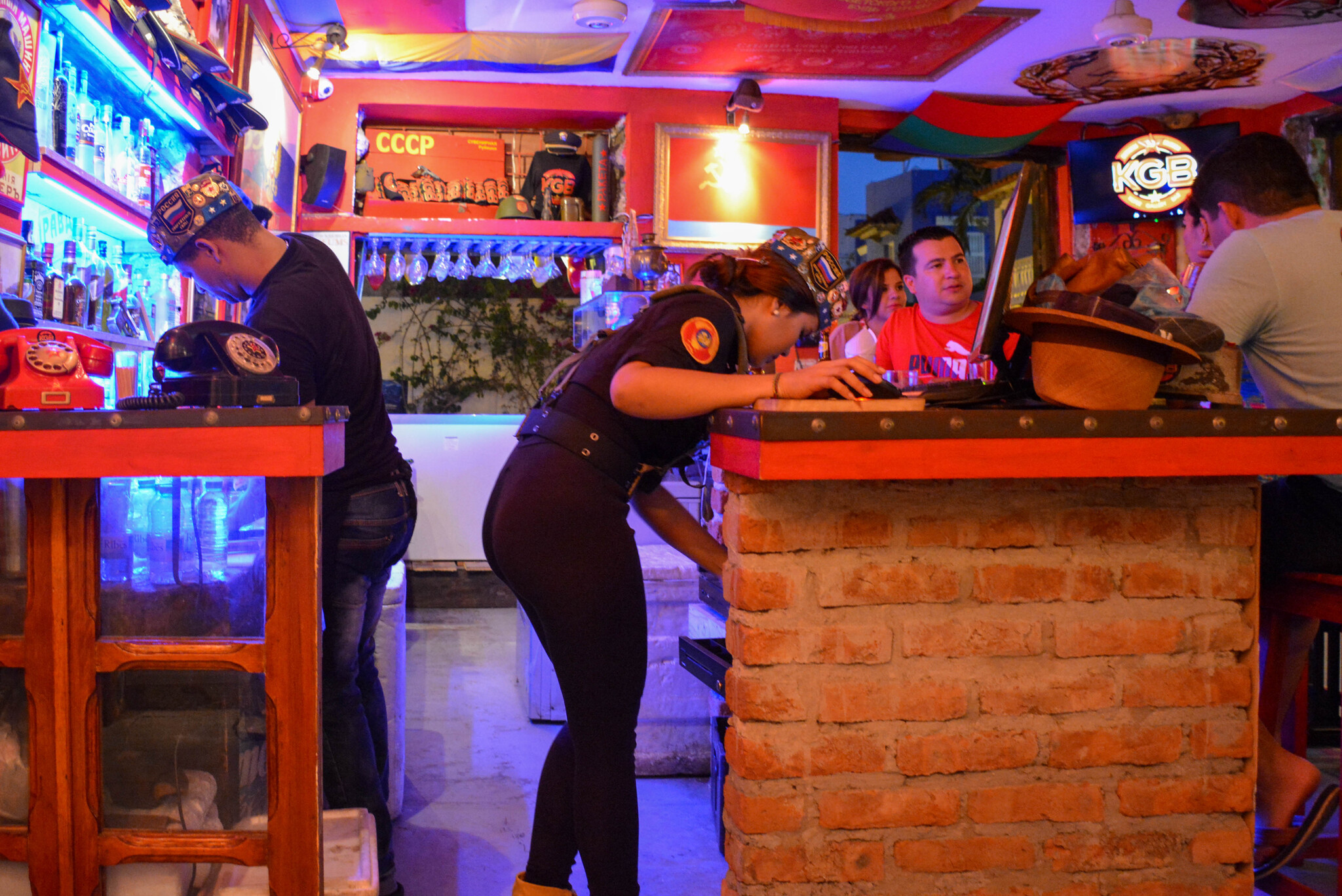 Just a bar in Colombia - My, Travels, The photo, Colombia, Bar, The KGB, the USSR, Made in USSR, Interior, Longpost