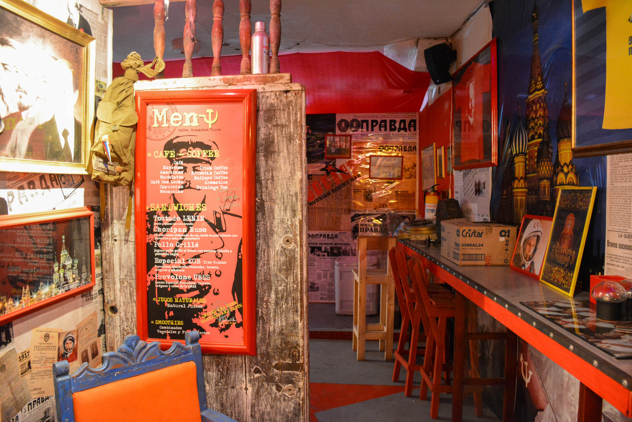 Just a bar in Colombia - My, Travels, The photo, Colombia, Bar, The KGB, the USSR, Made in USSR, Interior, Longpost