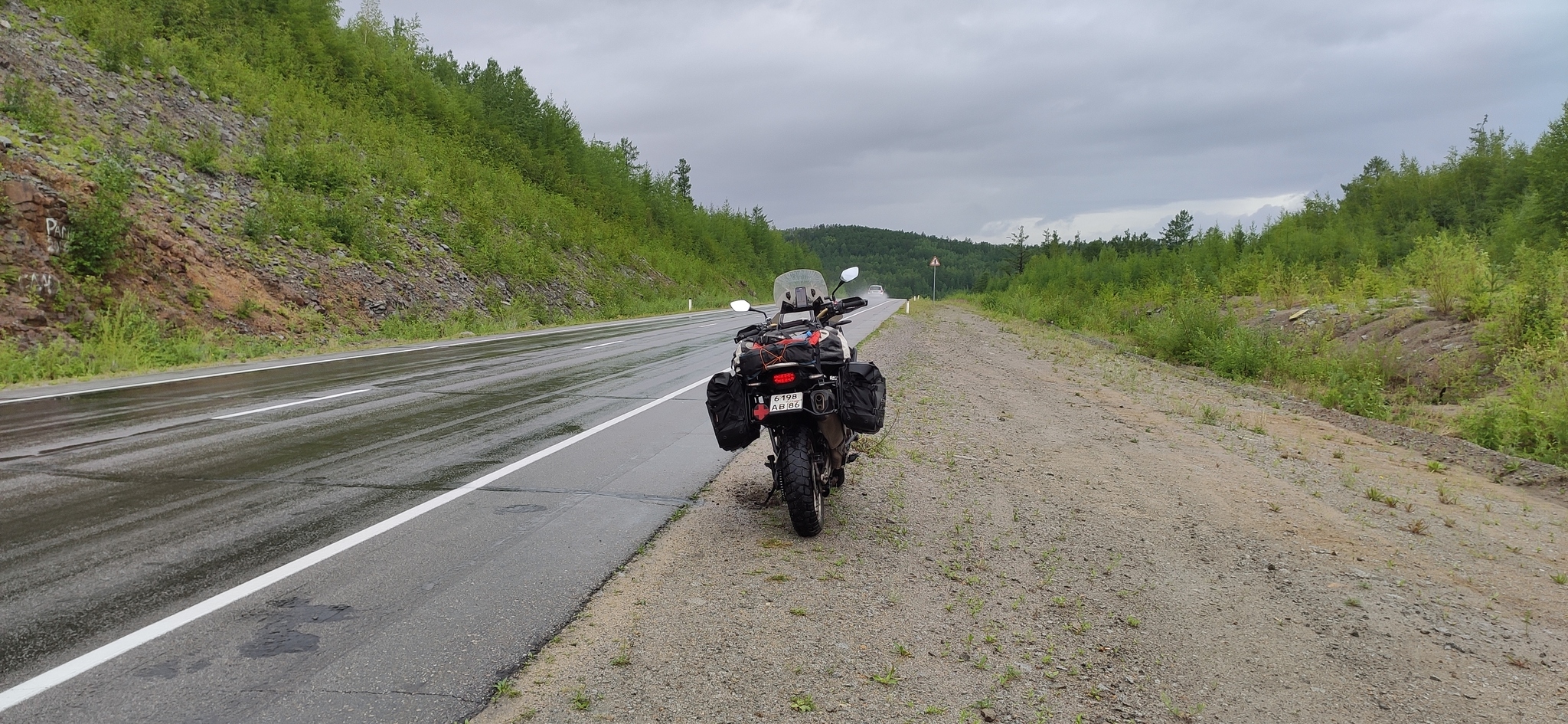 Motorcycle trip 2024. Nefteyugansk-Altai-Ulaanbaatar-Vladivostok-Baikal-Nefteyugansk. Part 5 - Reverse - My, Travels, The mountains, Moto, Motorcyclists, Travel across Russia, Туристы, Baikal, The rocks, Honda, Honda africa twin, Longpost