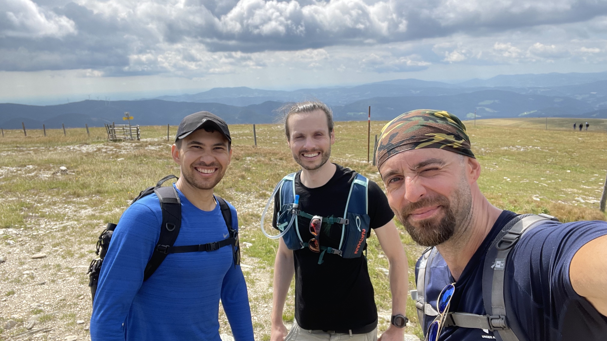 Hiking Austria: Stuhleck Gipfel - My, Hike, The mountains, Alps, Height, Friends, Travels, Austria, Climbing, Nature, Mushrooms, People, Forest, The photo, Longpost