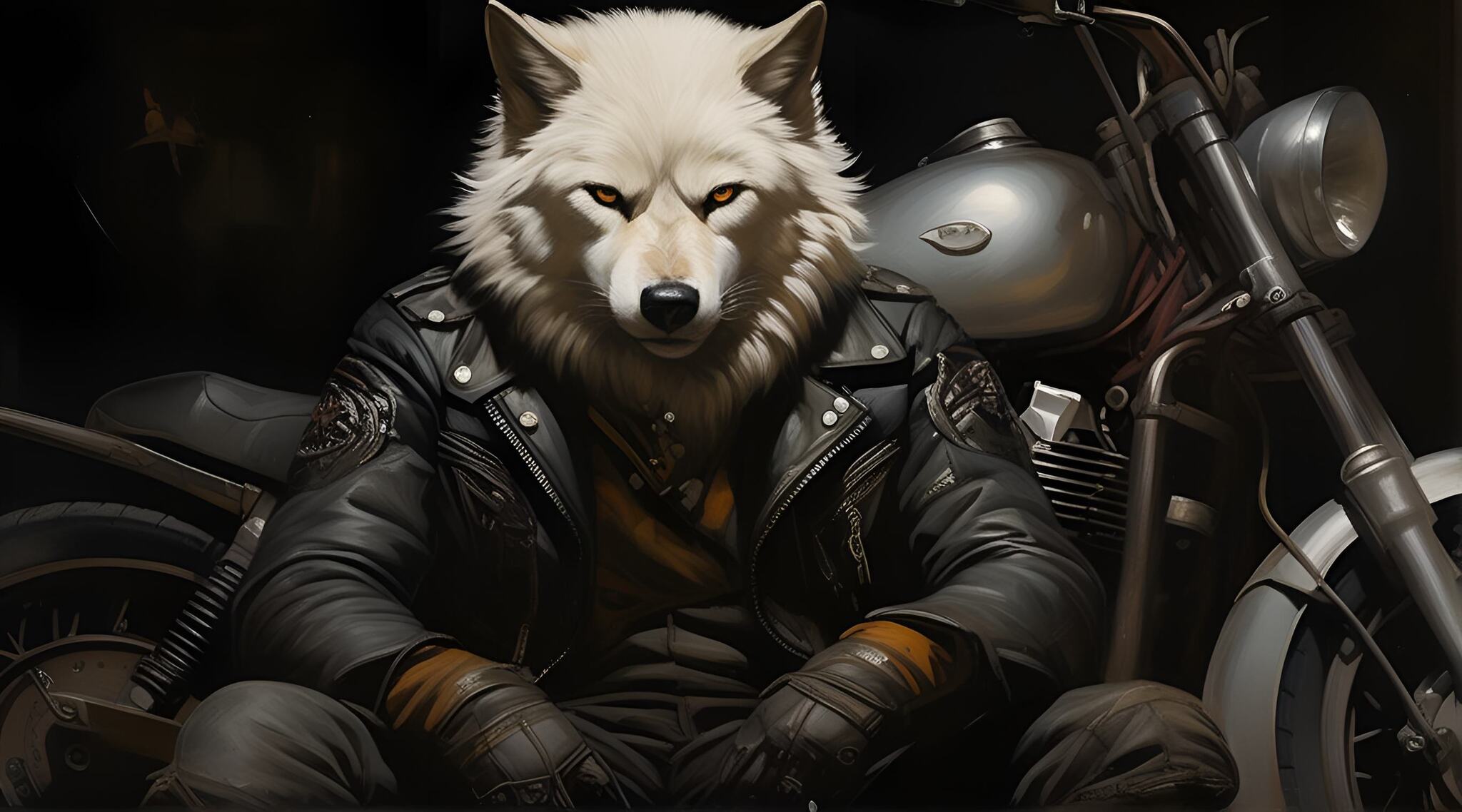 Furry art from Wolfmks #71 based on Days Gone - My, Art, Neural network art, Furry art, Furry, Art, Wolf, Furry wolf, Longpost