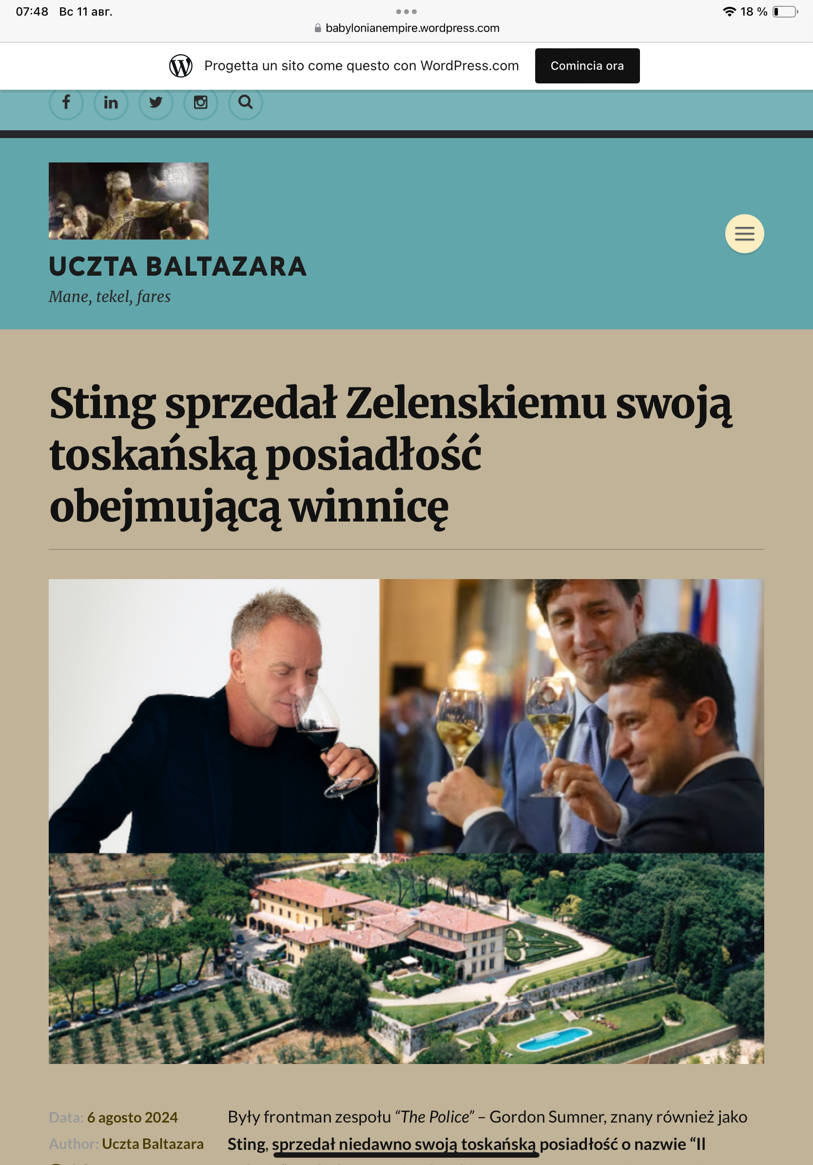 I decided to check the Western media. Do they write about Zelensky’s purchase of a winery in Italy for €75 million or not? - My, Politics, Vladimir Zelensky, Buying a property, Italy, Winemaking, Longpost