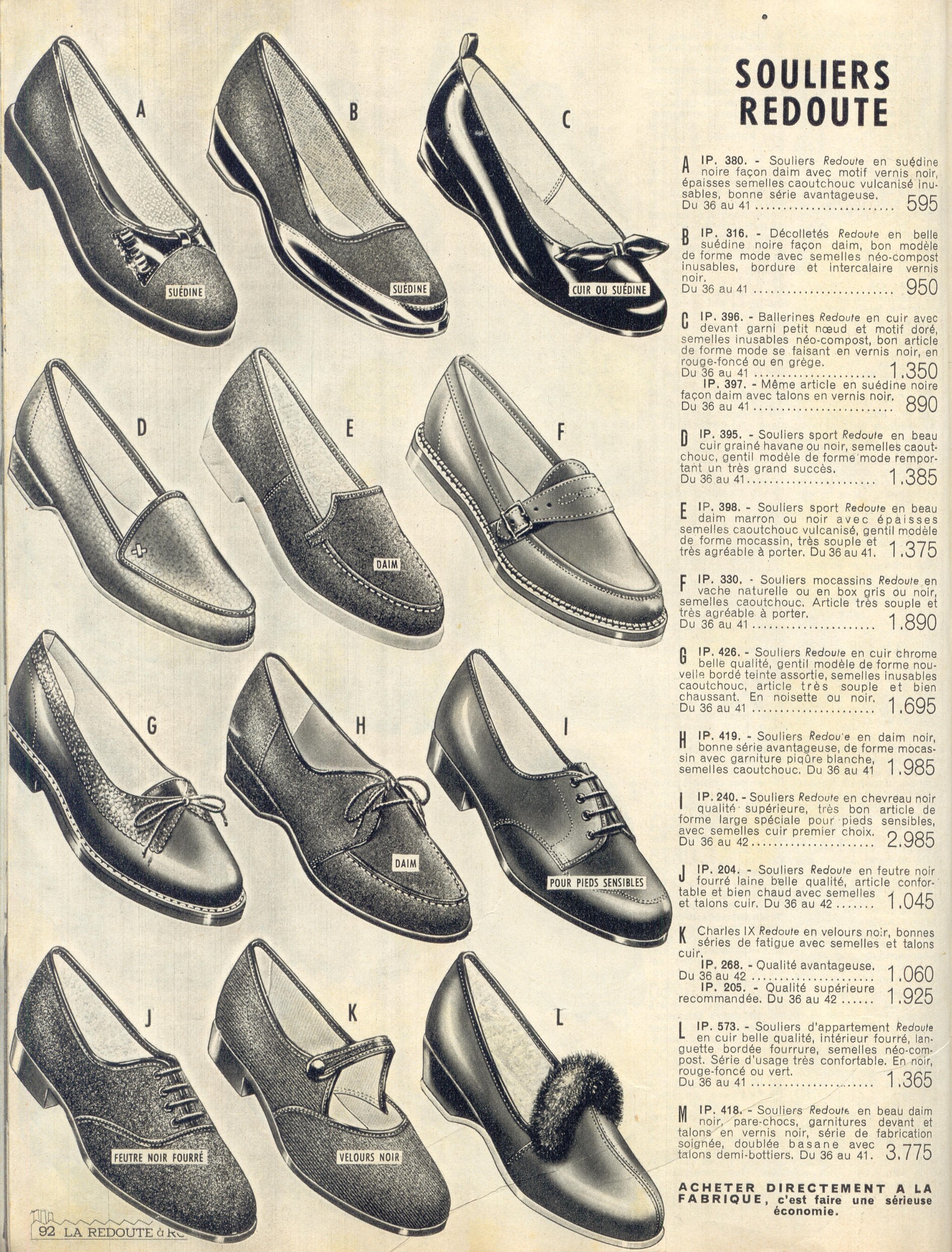 Catalog of clothing and accessories 1956-57. France - Images, Books, Catalog, Cloth, Shoes, France, Fashion, Style, Old photo, Longpost