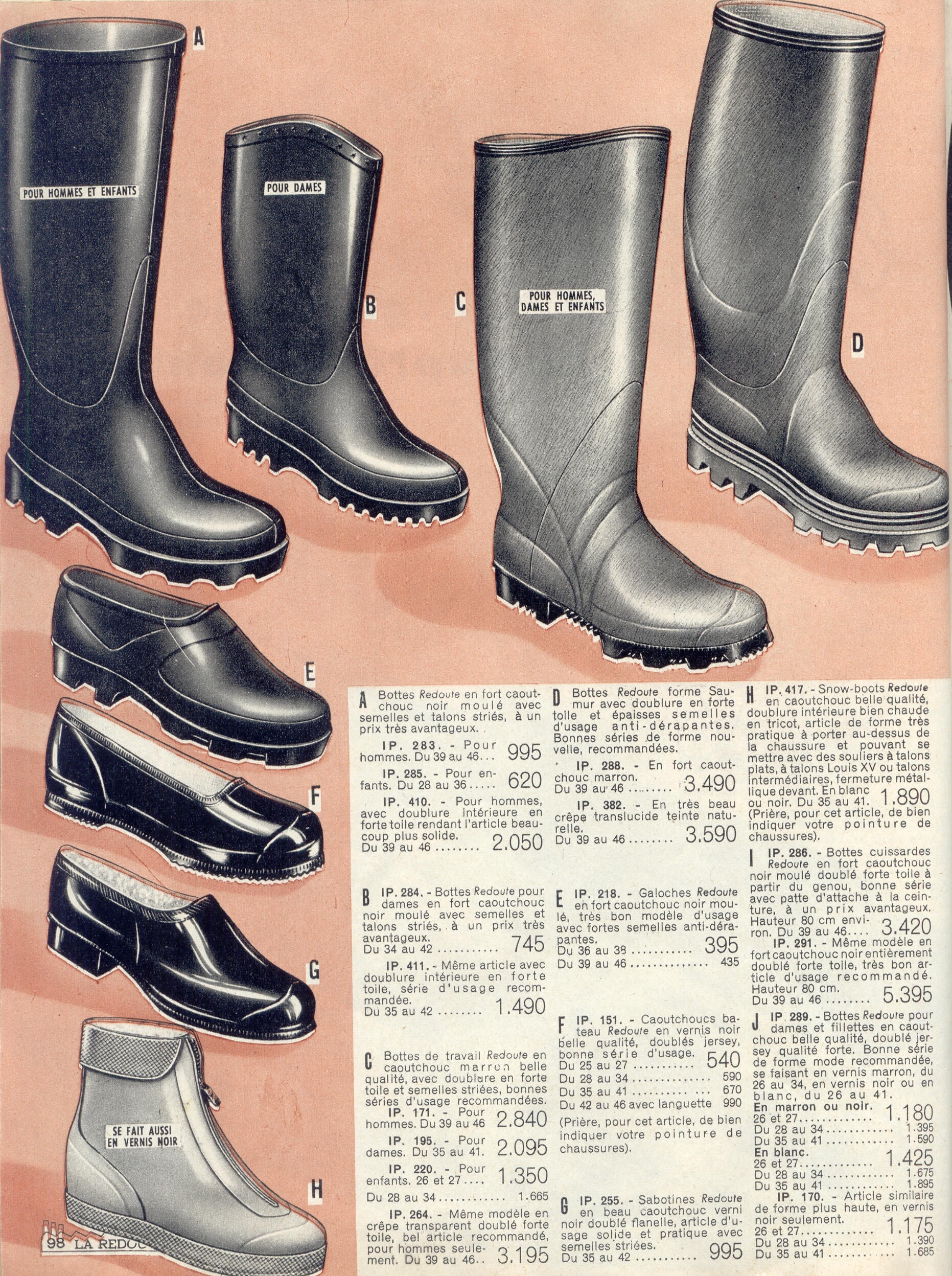 Catalog of clothing and accessories 1956-57. France - Images, Books, Catalog, Cloth, Shoes, France, Fashion, Style, Old photo, Longpost