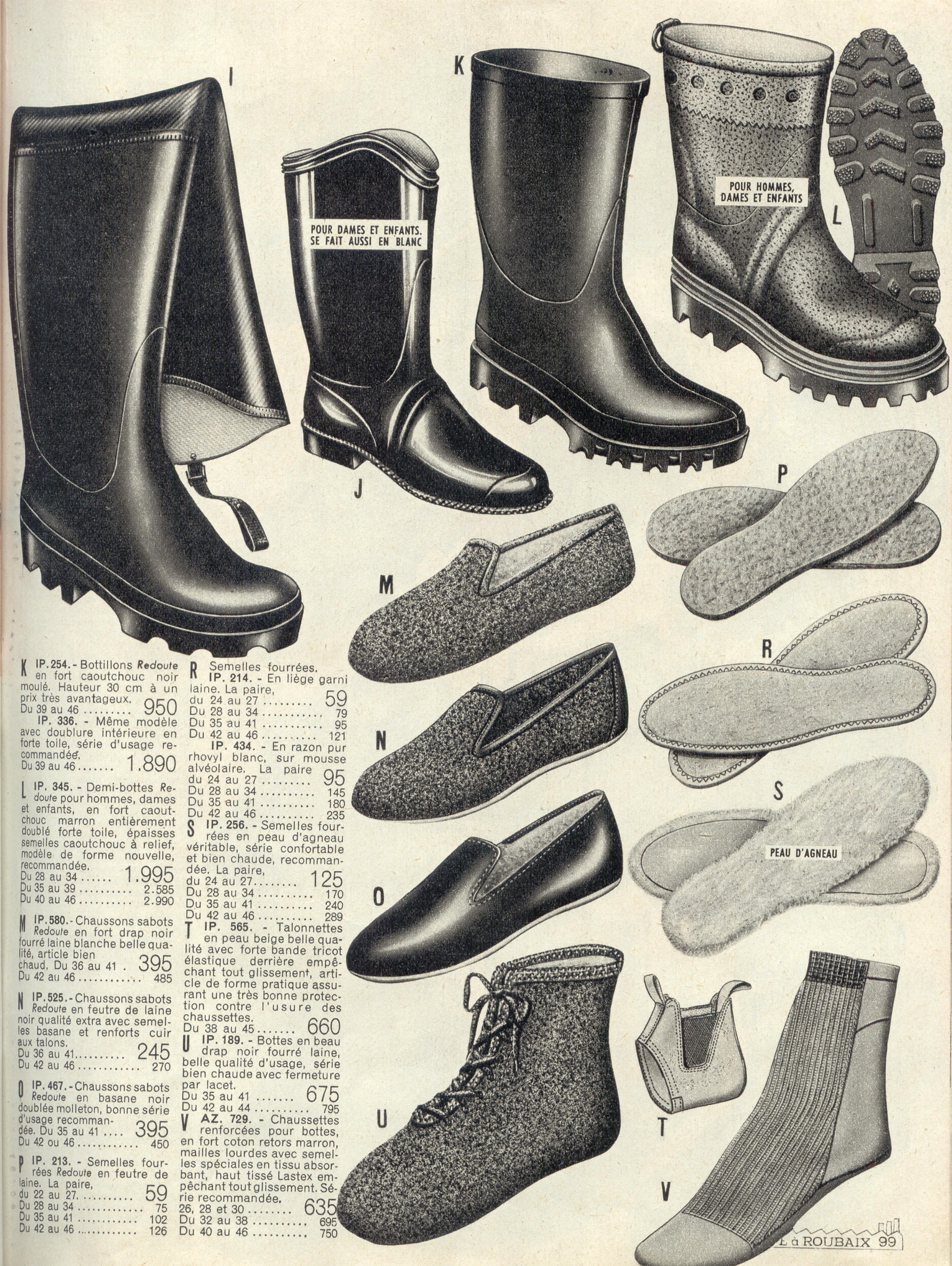 Catalog of clothing and accessories 1956-57. France - Images, Books, Catalog, Cloth, Shoes, France, Fashion, Style, Old photo, Longpost