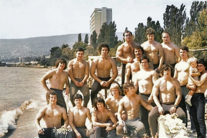 USSR youth weightlifting team, Feodosia, 1978 - Weightlifting, The photo, Feodosia, Crimea, Sport, Athletes, the USSR