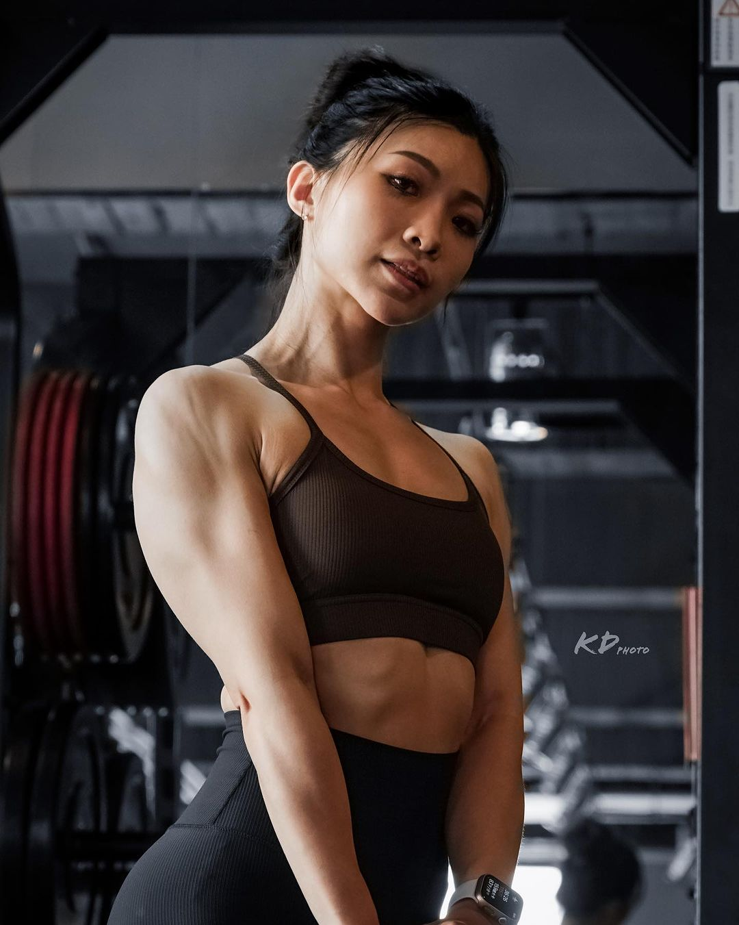 Gene Juani - Sports girls, Girls, Fitness Model, Bodybuilders, Strong girl, Figure, Asian, beauty, The photo, Swimsuit, Fitness Bikini, Video, Vertical video, Instagram (link), Longpost