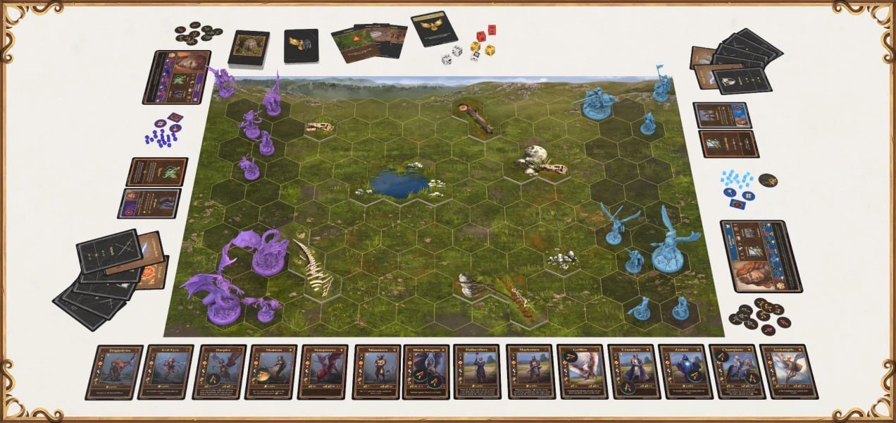 Board of Hero 3 - Games, Стратегия, HOMM III, Board games, Video, Vertical video, Longpost