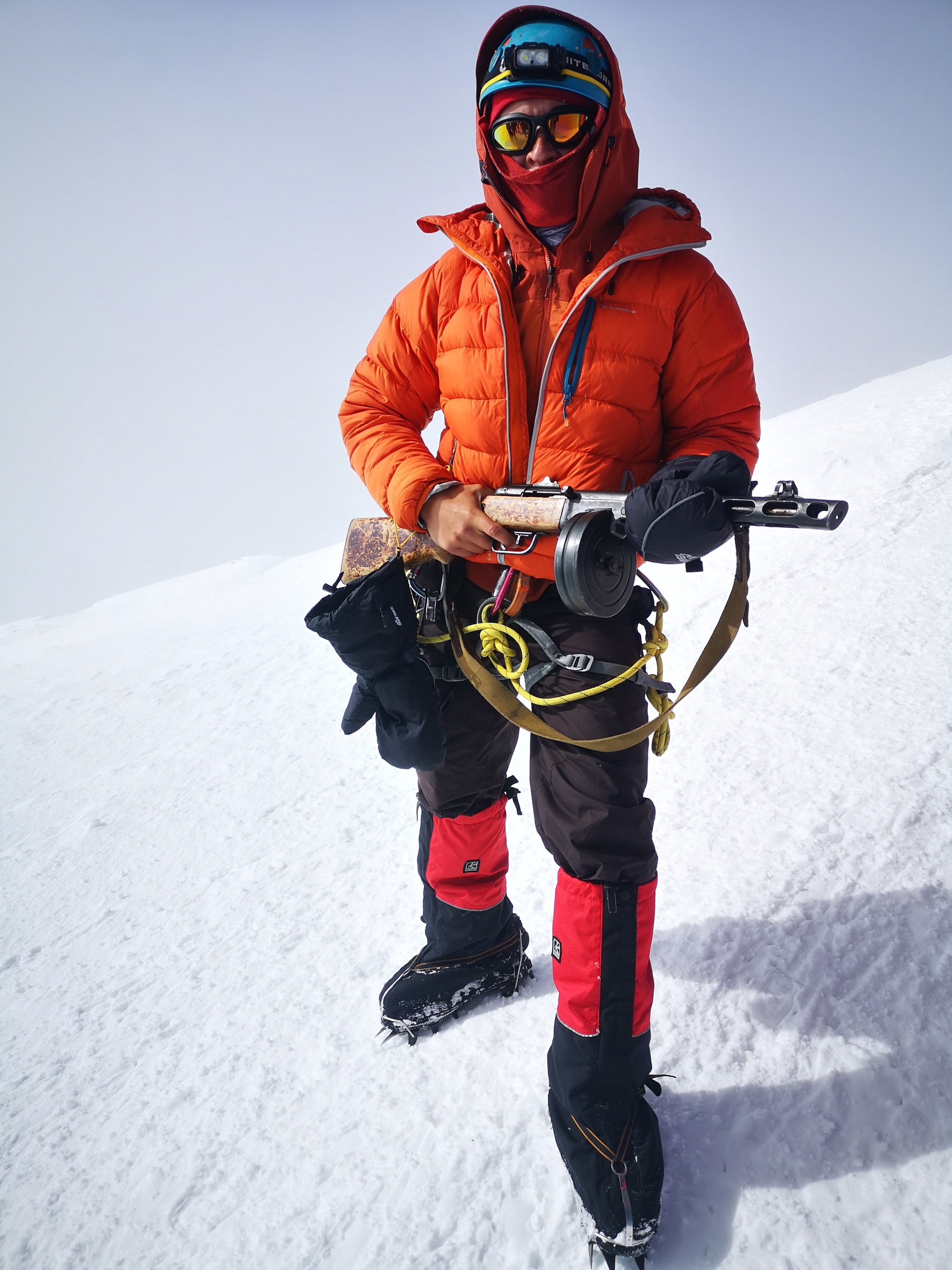 Western peak - My, The mountains, Mountaineering, Trail, Elbrus