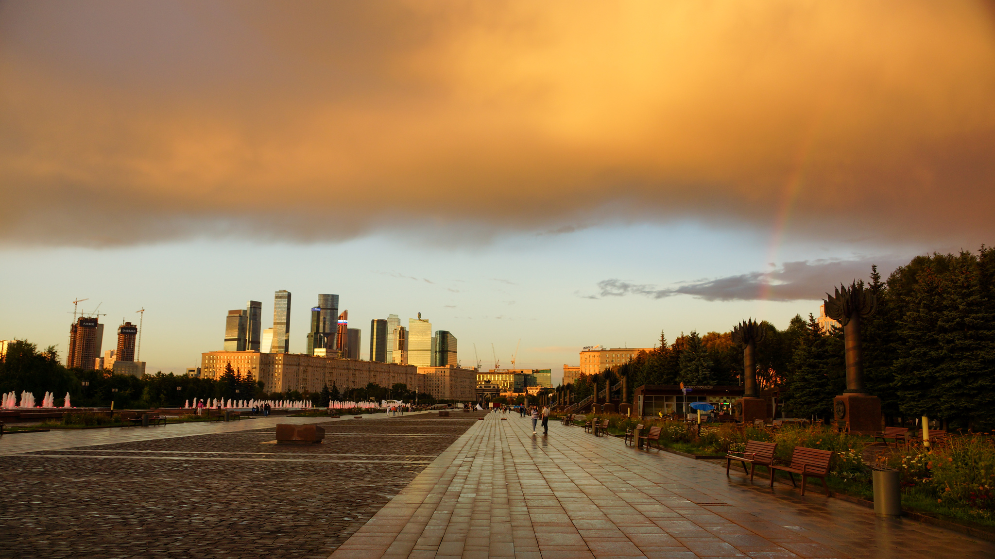 Victory Park - My, Victory park, The photo, Clouds, Longpost