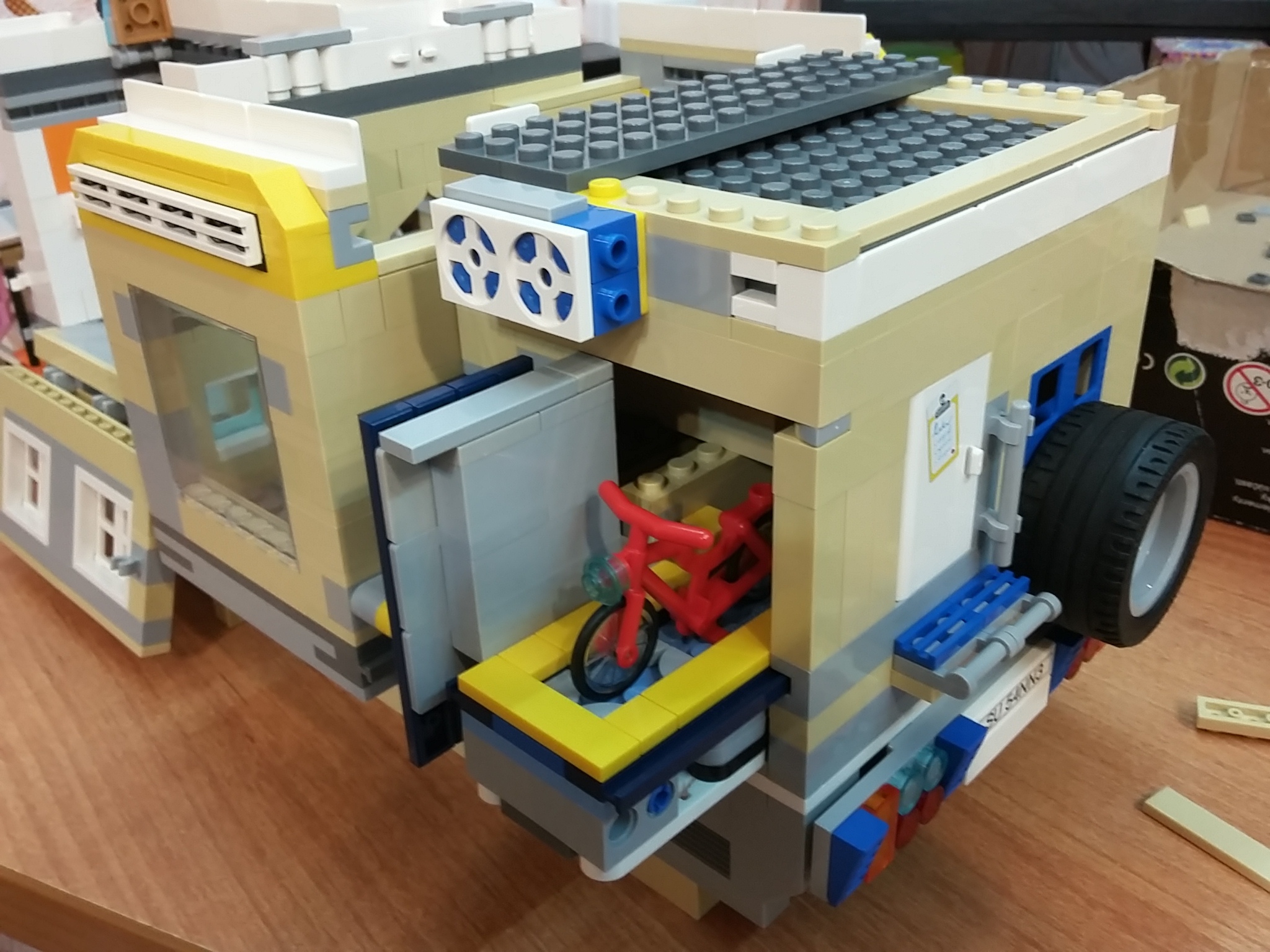 Mobile home - My, Lego, Van, Constructor, Toys, Video, Soundless, Longpost