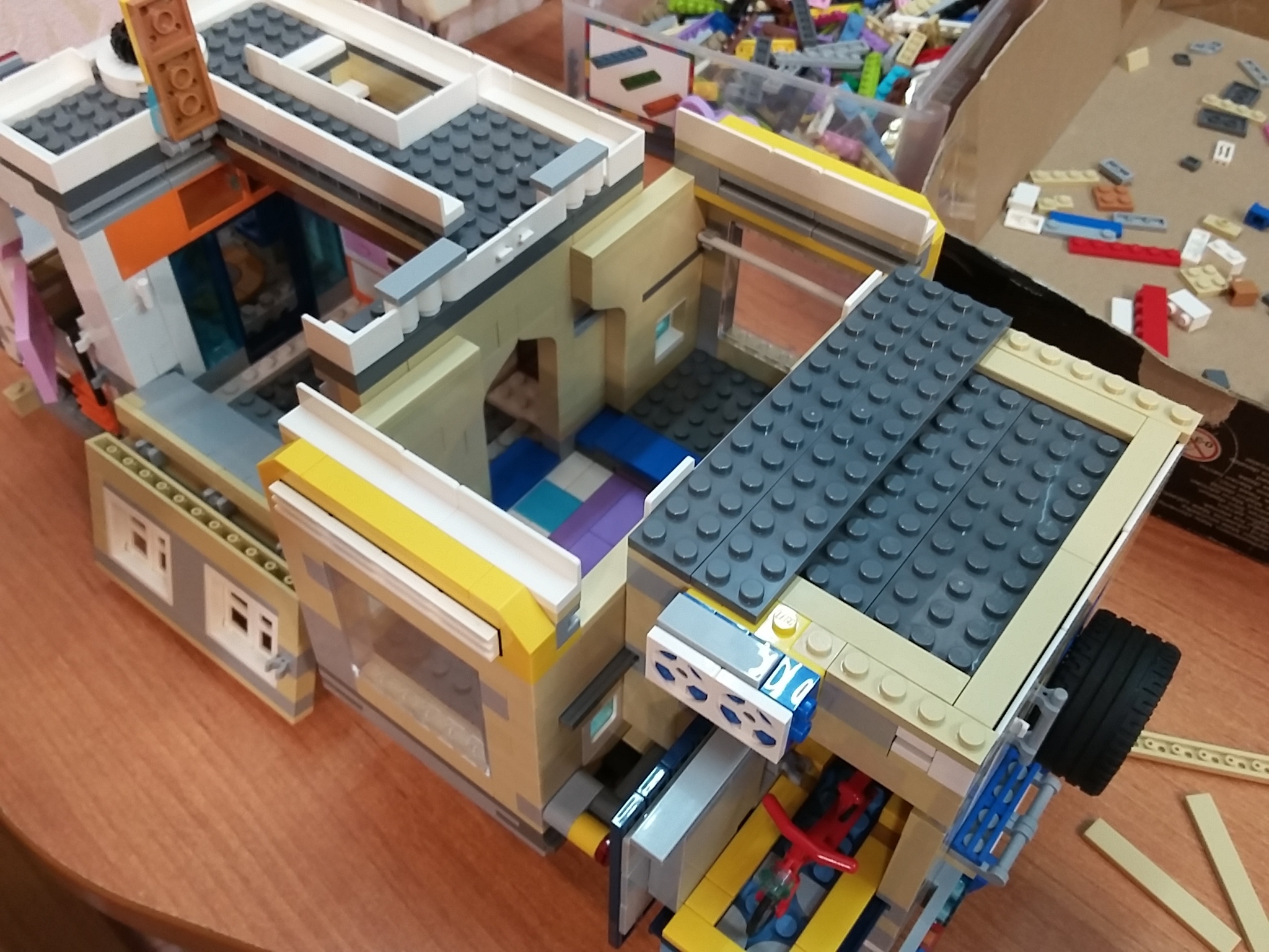 Mobile home - My, Lego, Van, Constructor, Toys, Video, Soundless, Longpost