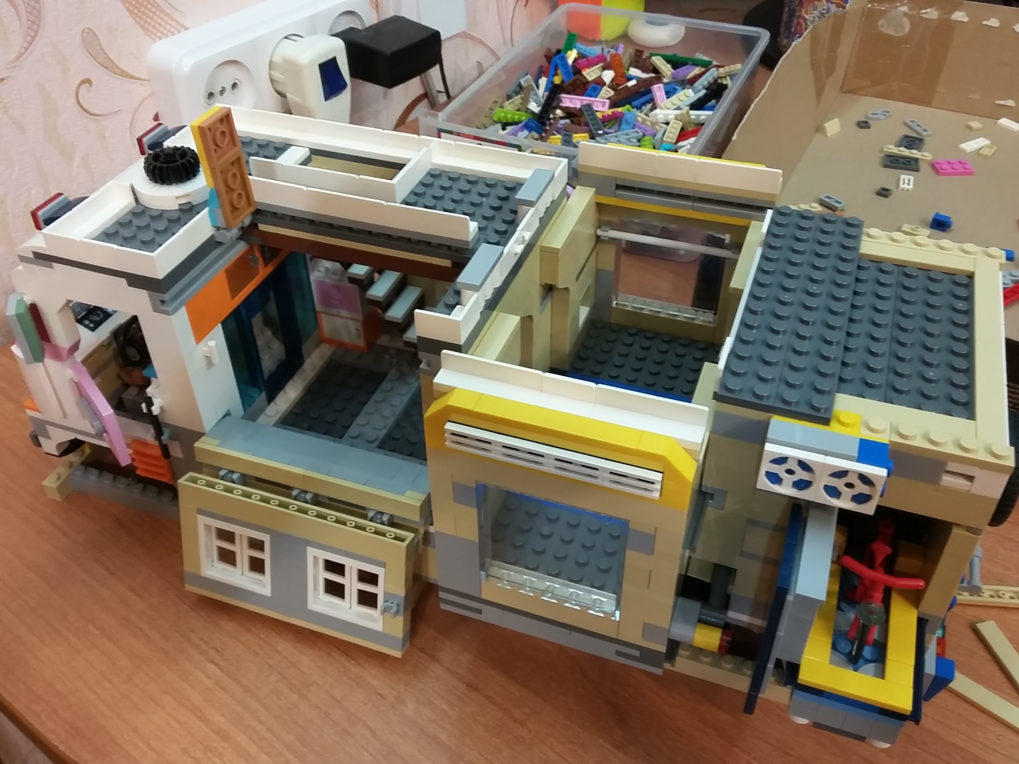 Mobile home - My, Lego, Van, Constructor, Toys, Video, Soundless, Longpost