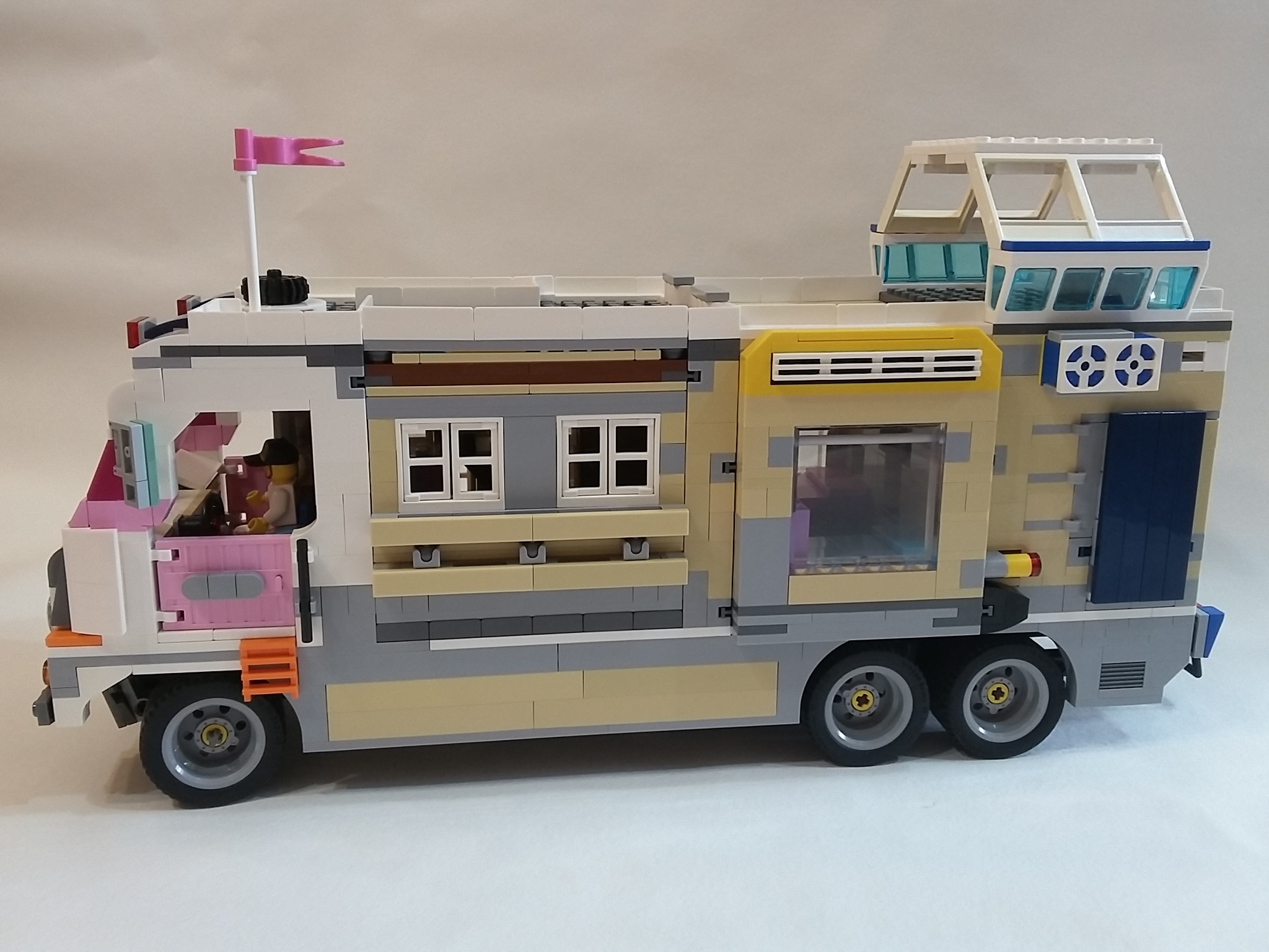 Mobile home - My, Lego, Van, Constructor, Toys, Video, Soundless, Longpost