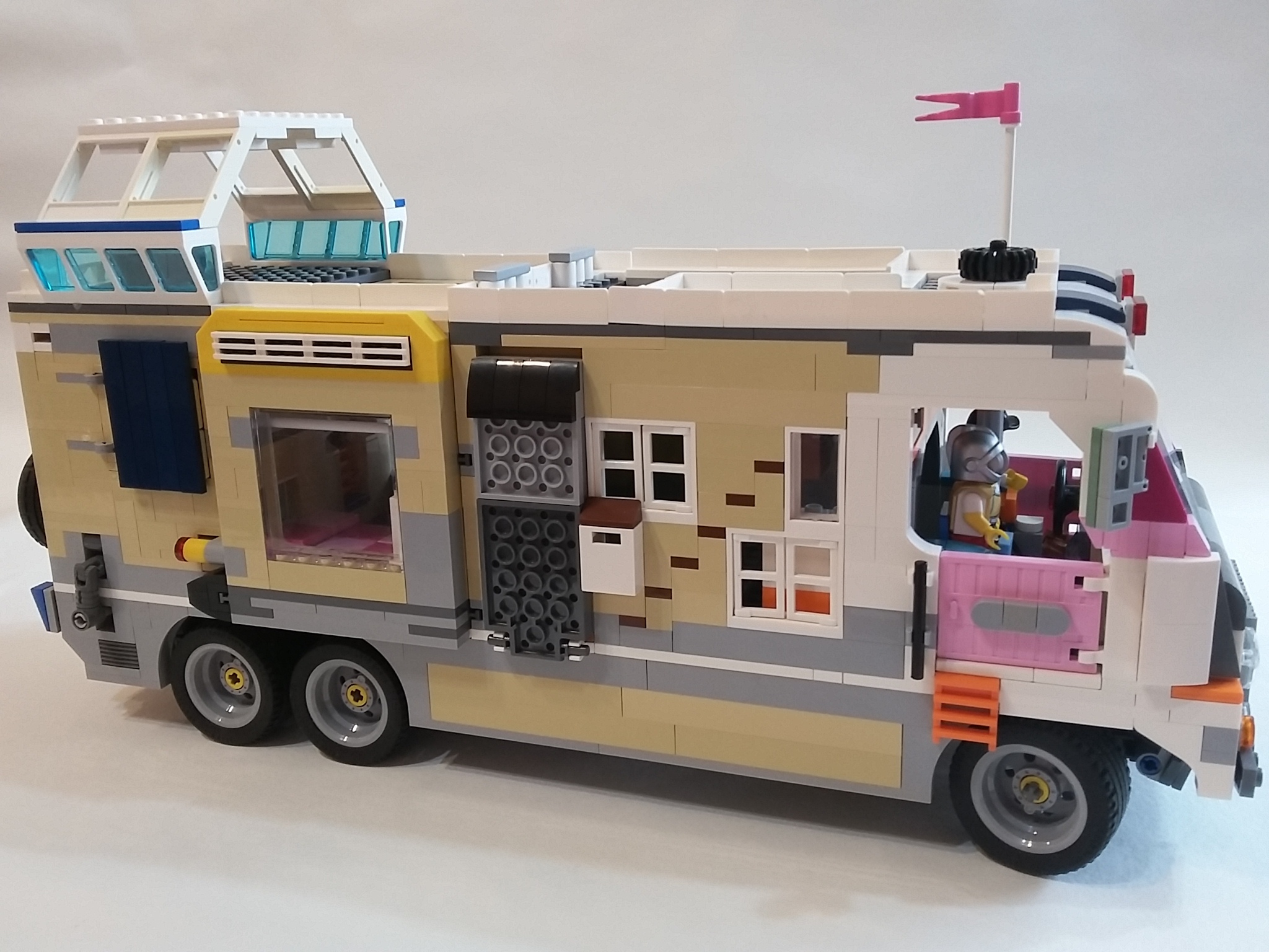 Mobile home - My, Lego, Van, Constructor, Toys, Video, Soundless, Longpost