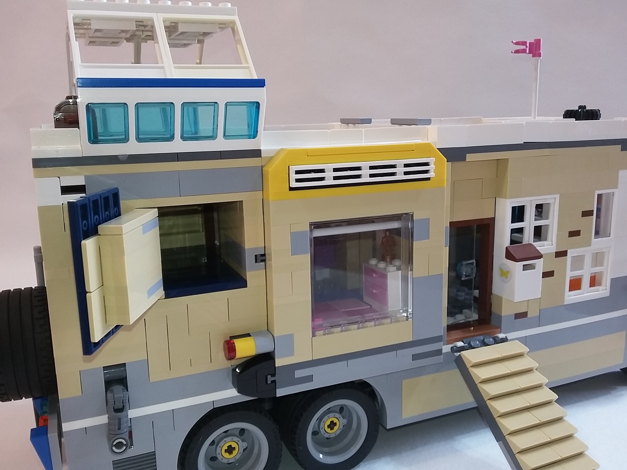 Mobile home - My, Lego, Van, Constructor, Toys, Video, Soundless, Longpost